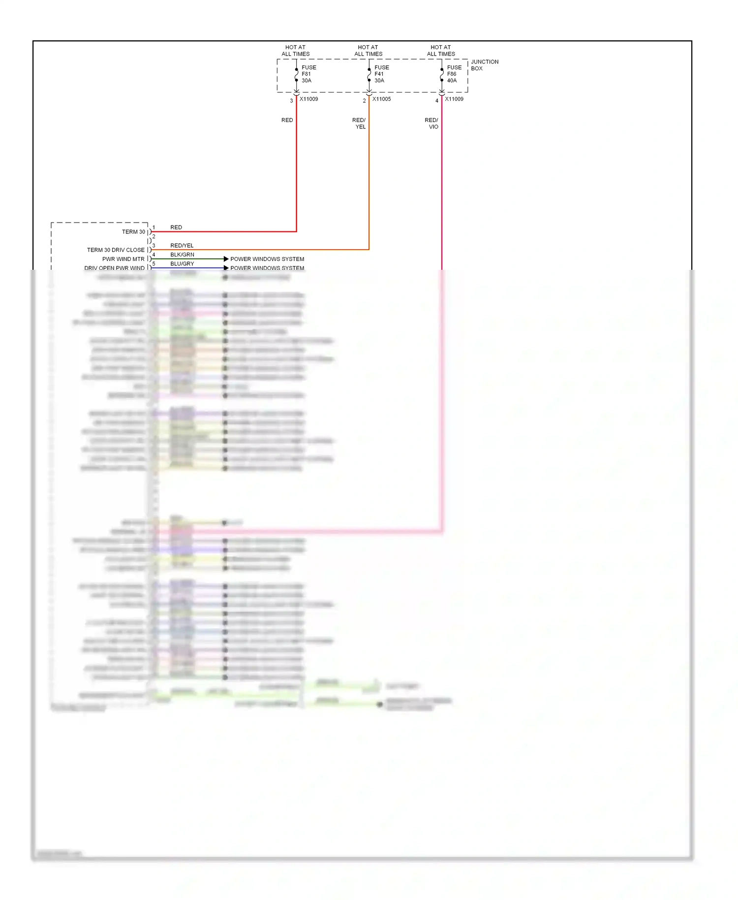 Wiring diagram blk/vio for BMW M3 E90 (2007-2013) (5 of 21)