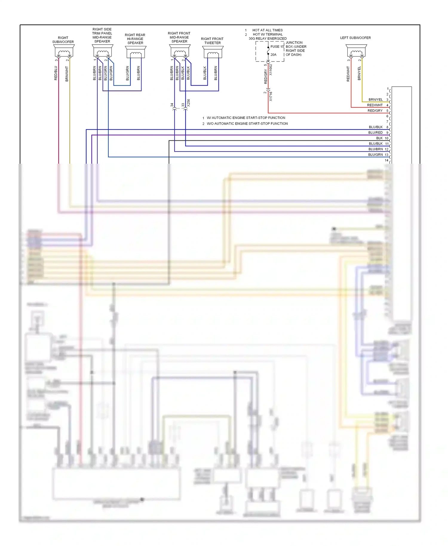 Wiring diagram brn for BMW M3 E90 (2007-2013) (100 of 121)