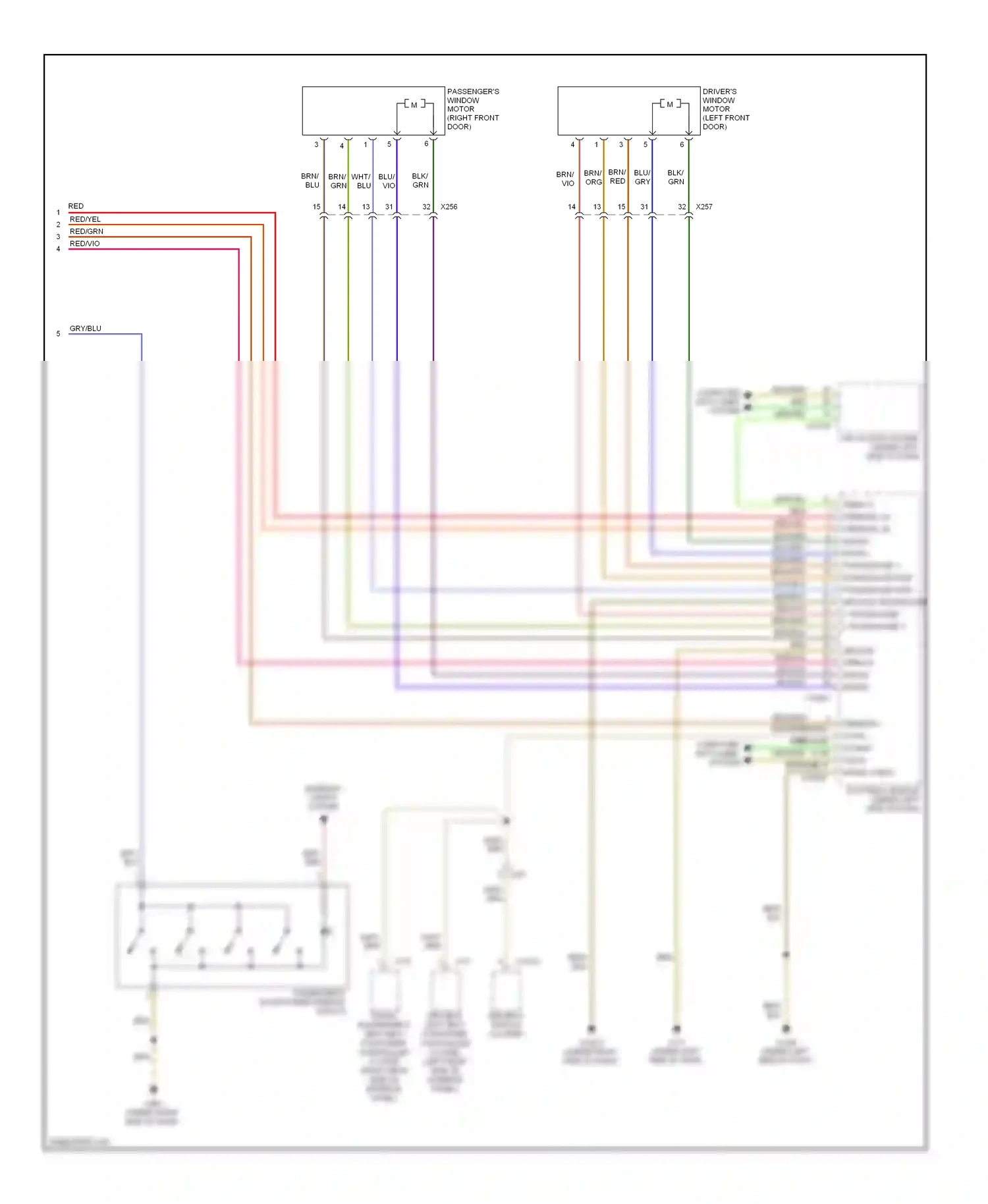 Wiring diagram brn/red for BMW M3 E90 (2007-2013) (16 of 17)