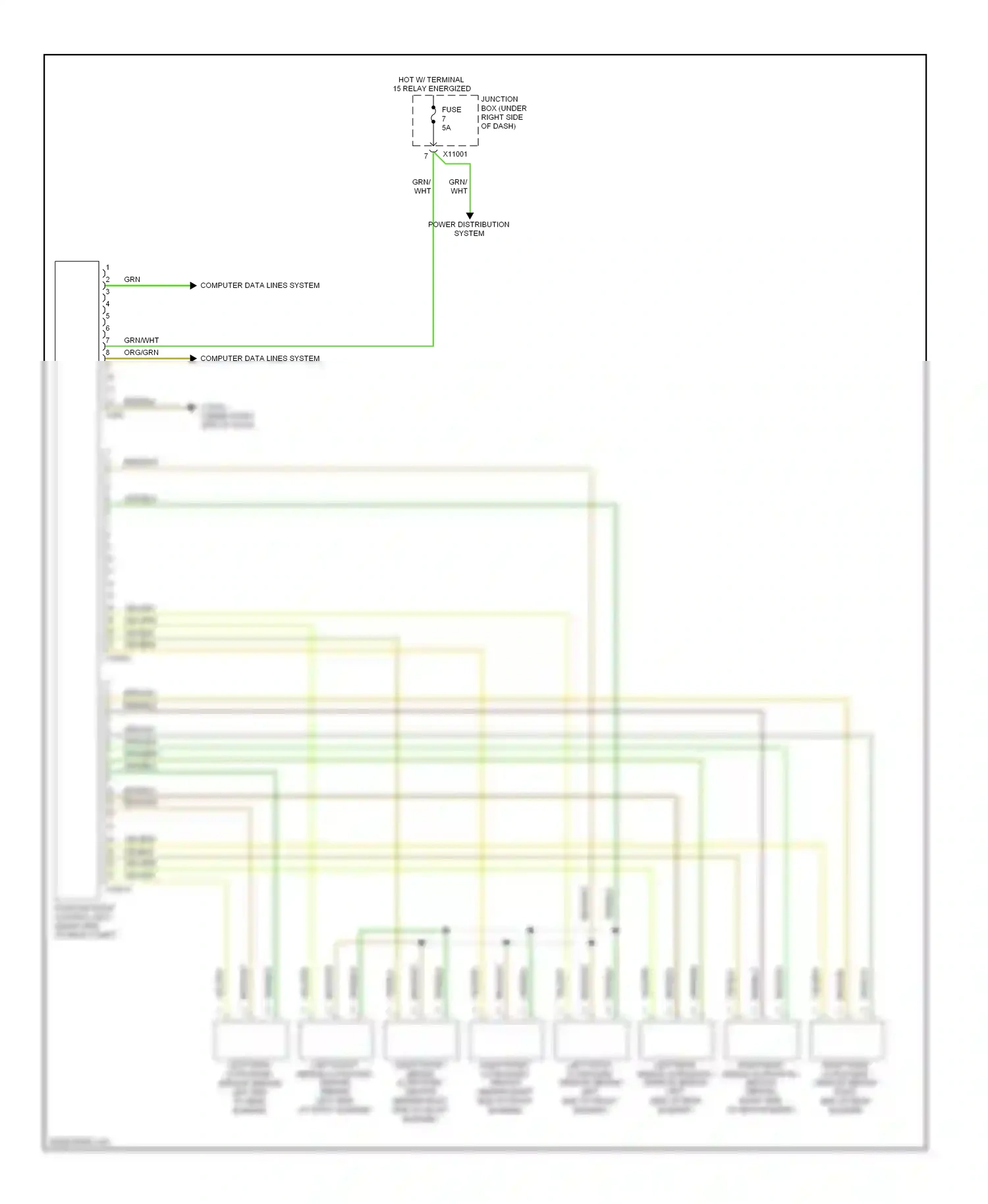Wiring diagram brn/yel for BMW M3 E90 (2007-2013) (29 of 45)