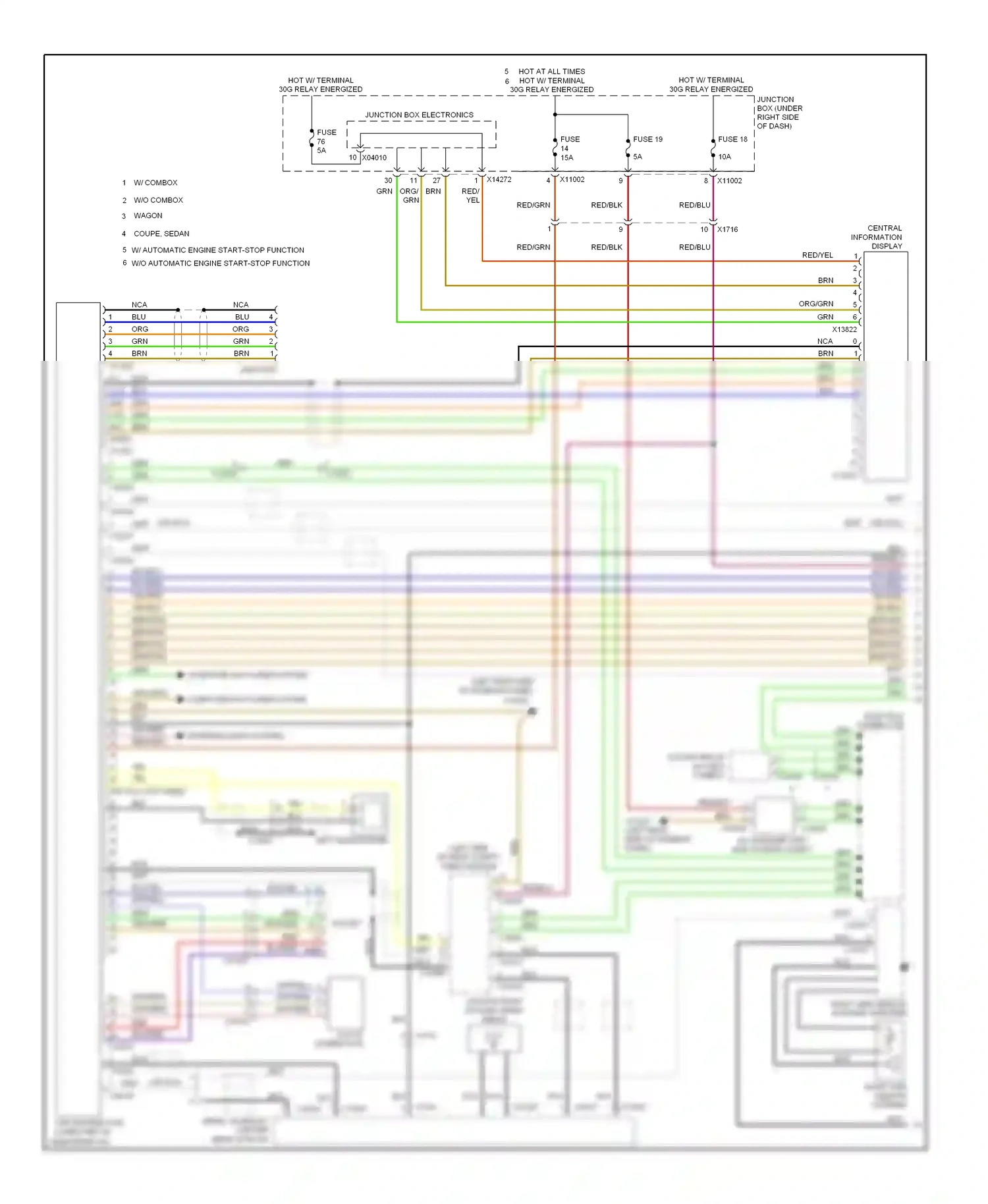 Wiring diagram car information computer cic for BMW M3 E90 (2007-2013) (5 of 9)