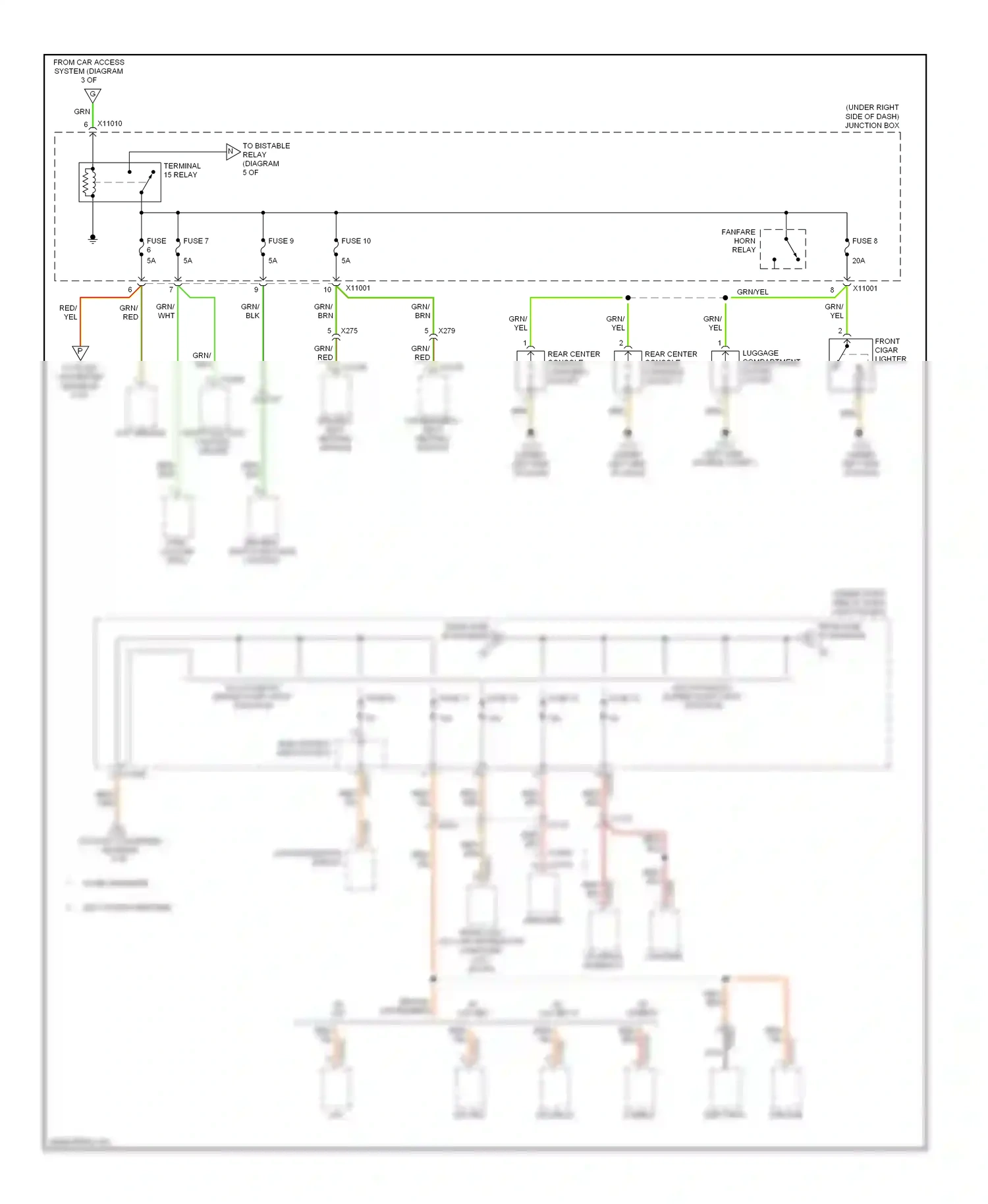 Wiring diagram eject box usb hub for BMW M3 E90 (2007-2013) (1 of 1)
