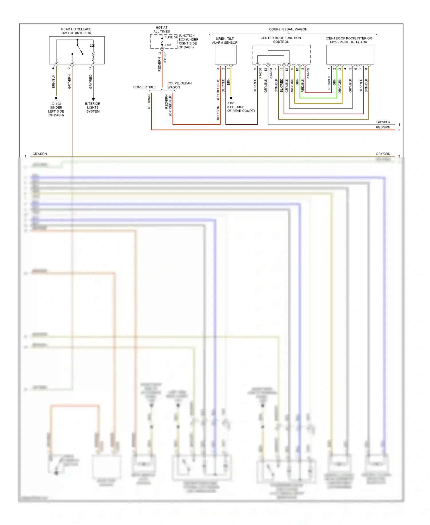 Wiring diagram gry/blk for BMW M3 E90 (2007-2013) (1 of 20)