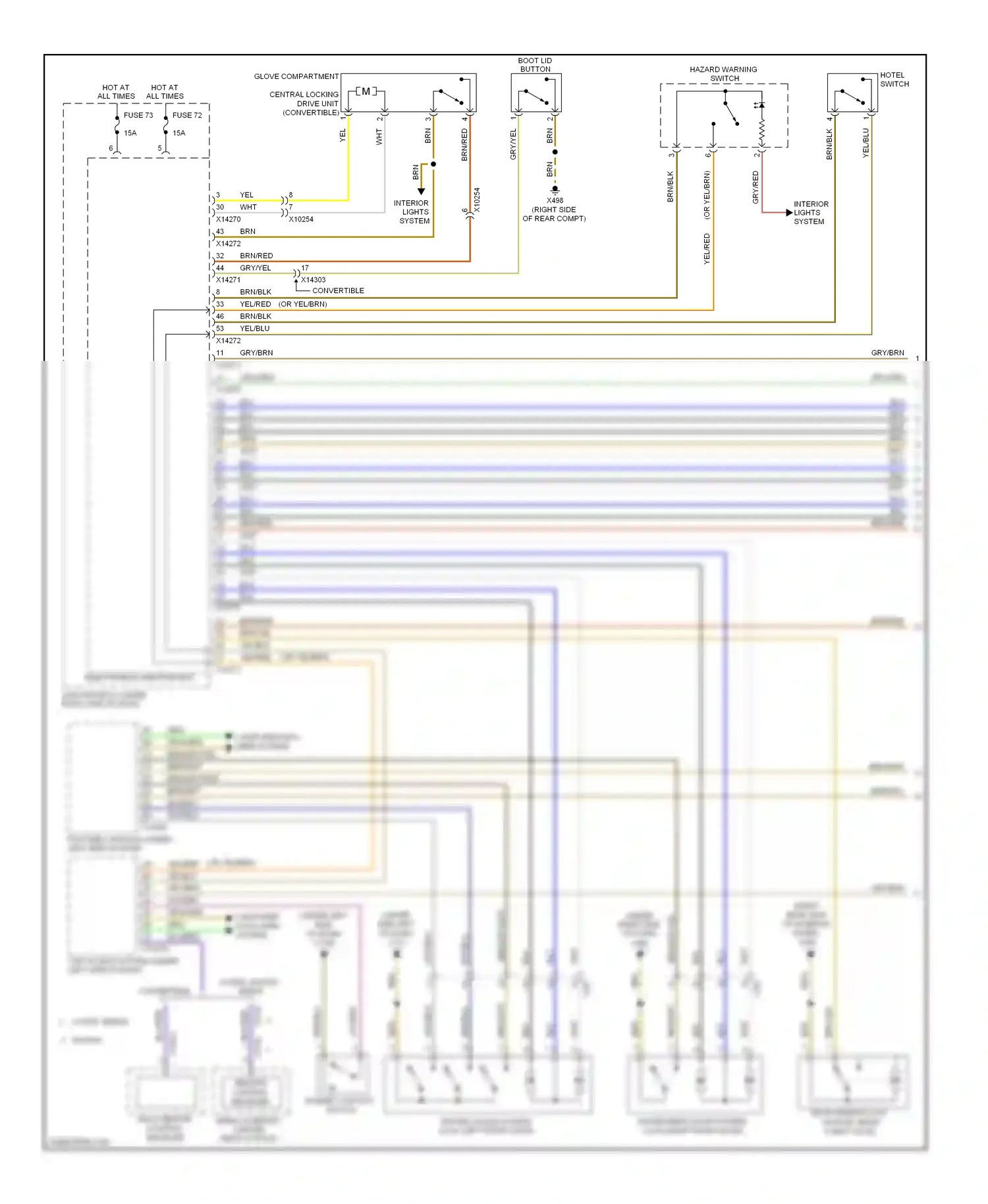 Wiring diagram gry/brn for BMW M3 E90 (2007-2013) (2 of 26)