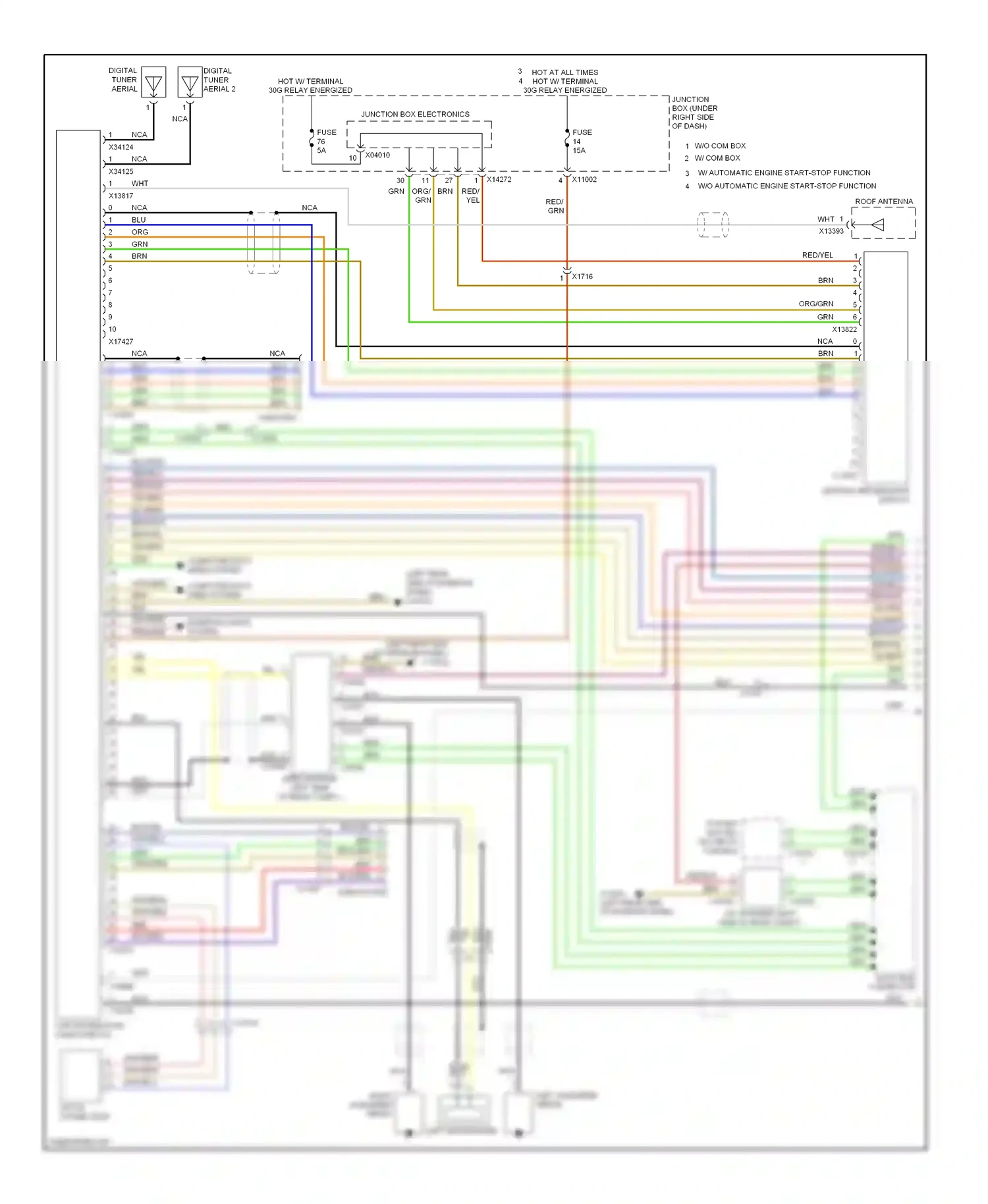 Wiring diagram org/grn for BMW M3 E90 (2007-2013) (26 of 59)