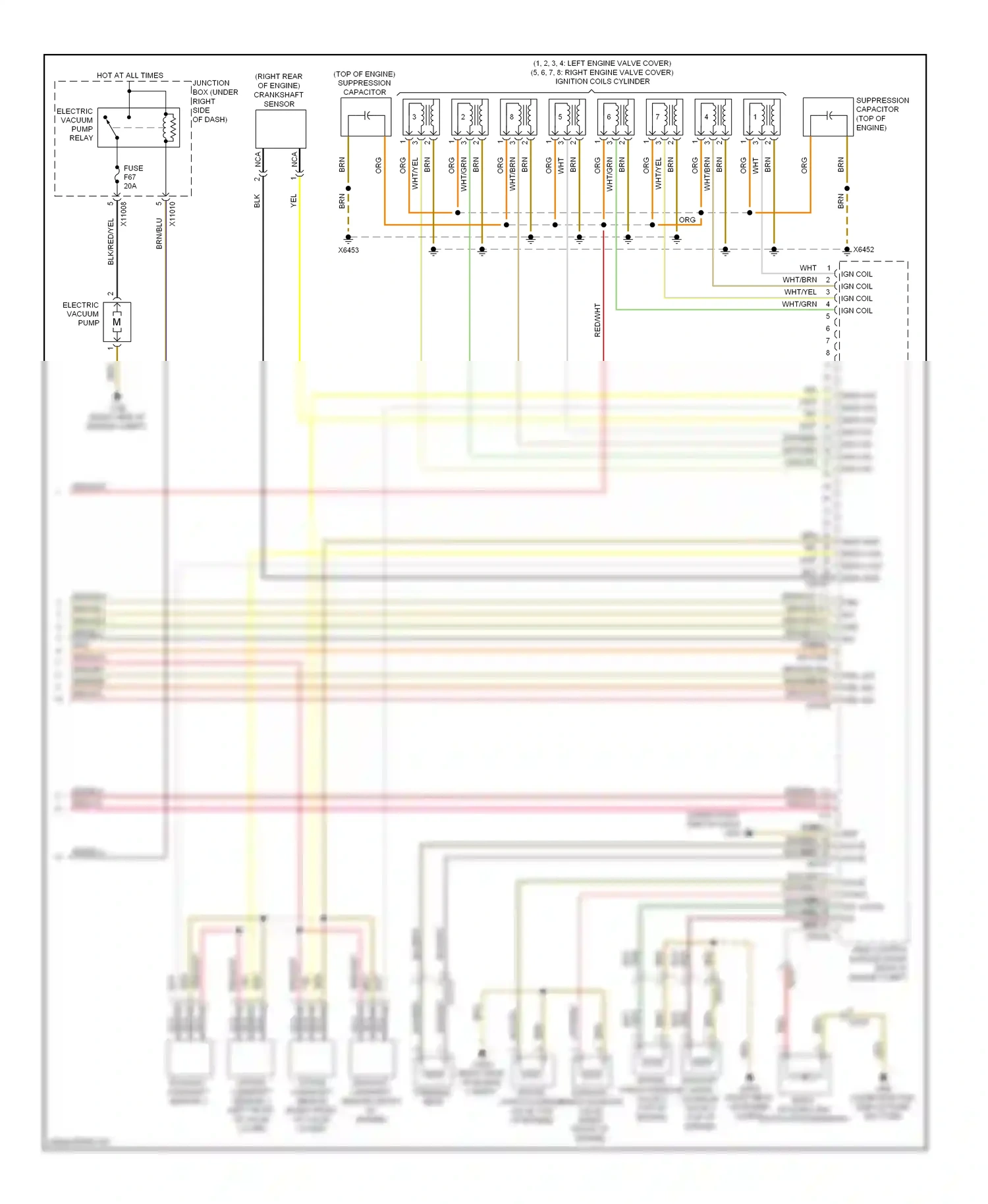 Wiring diagram red/ blk for BMW M3 E90 (2007-2013) (1 of 1)