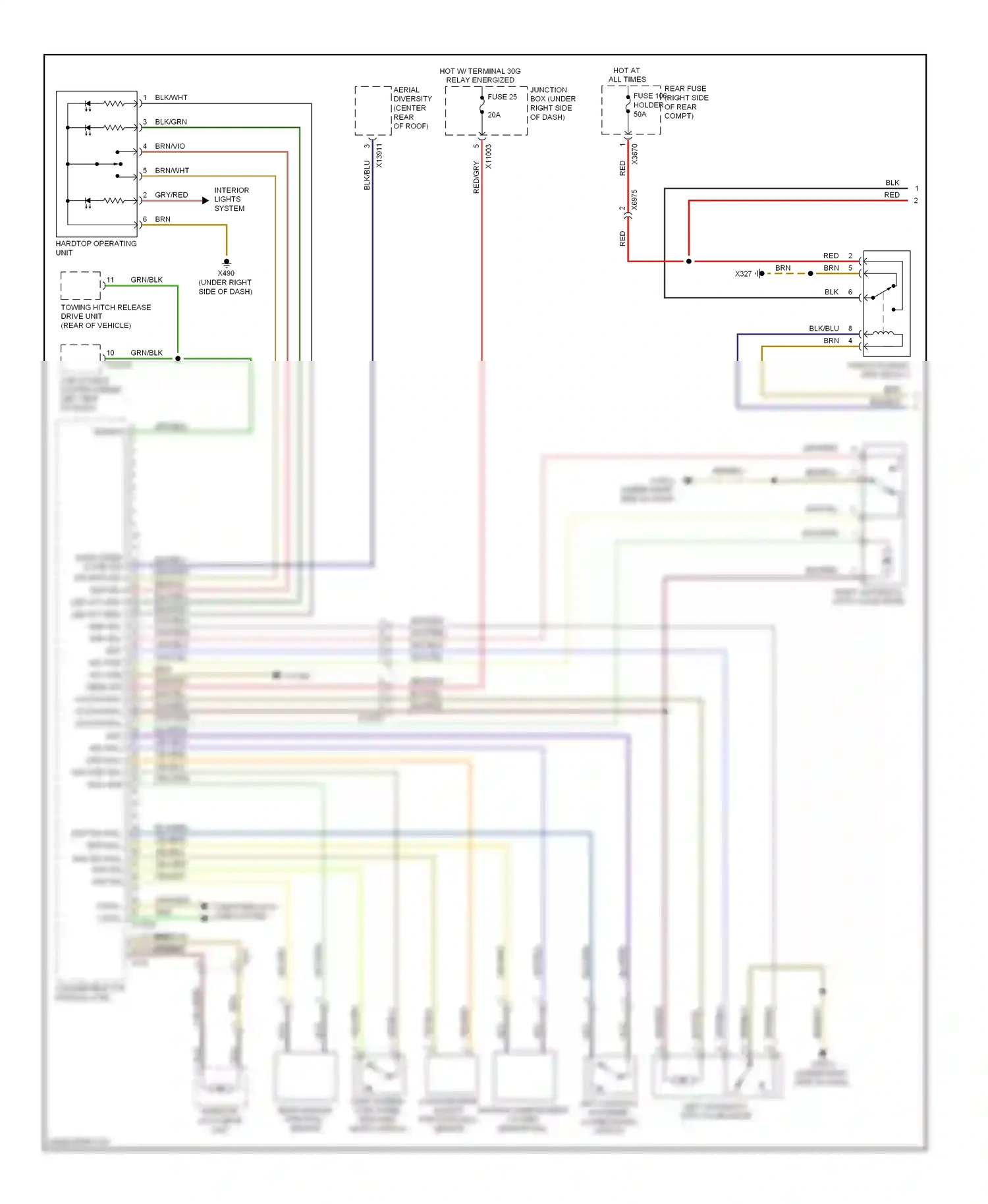 Wiring diagram red for BMW M3 E90 (2007-2013) (64 of 96)