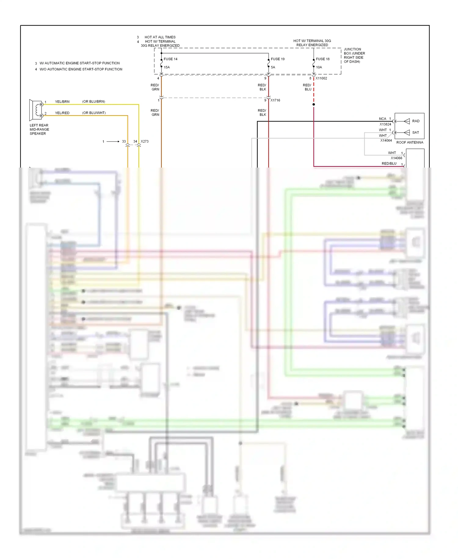 Wiring diagram red/blu for BMW M3 E90 (2007-2013) (46 of 54)