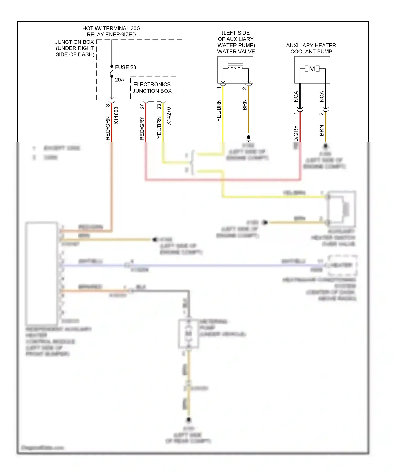 Wiring diagram red/gry for BMW M3 E90 (2007-2013) (4 of 22)
