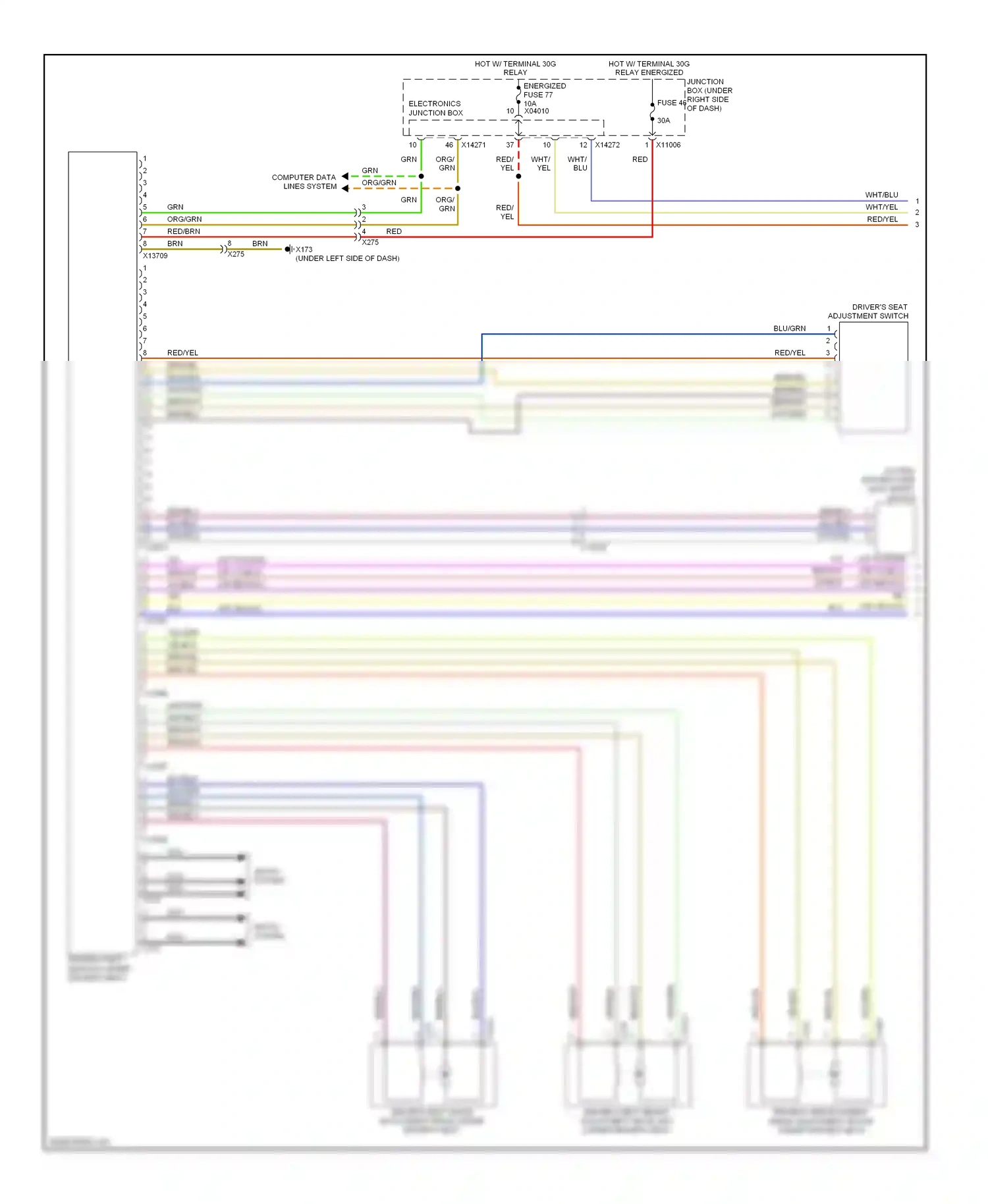 Wiring diagram red/wht for BMW M3 E90 (2007-2013) (11 of 41)
