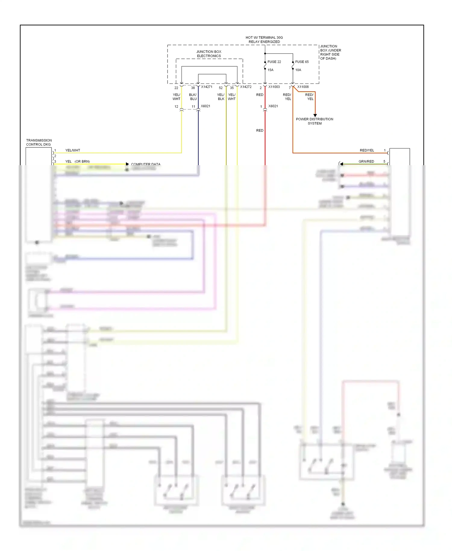 Wiring diagram relay energized for BMW M3 E90 (2007-2013) (31 of 33)
