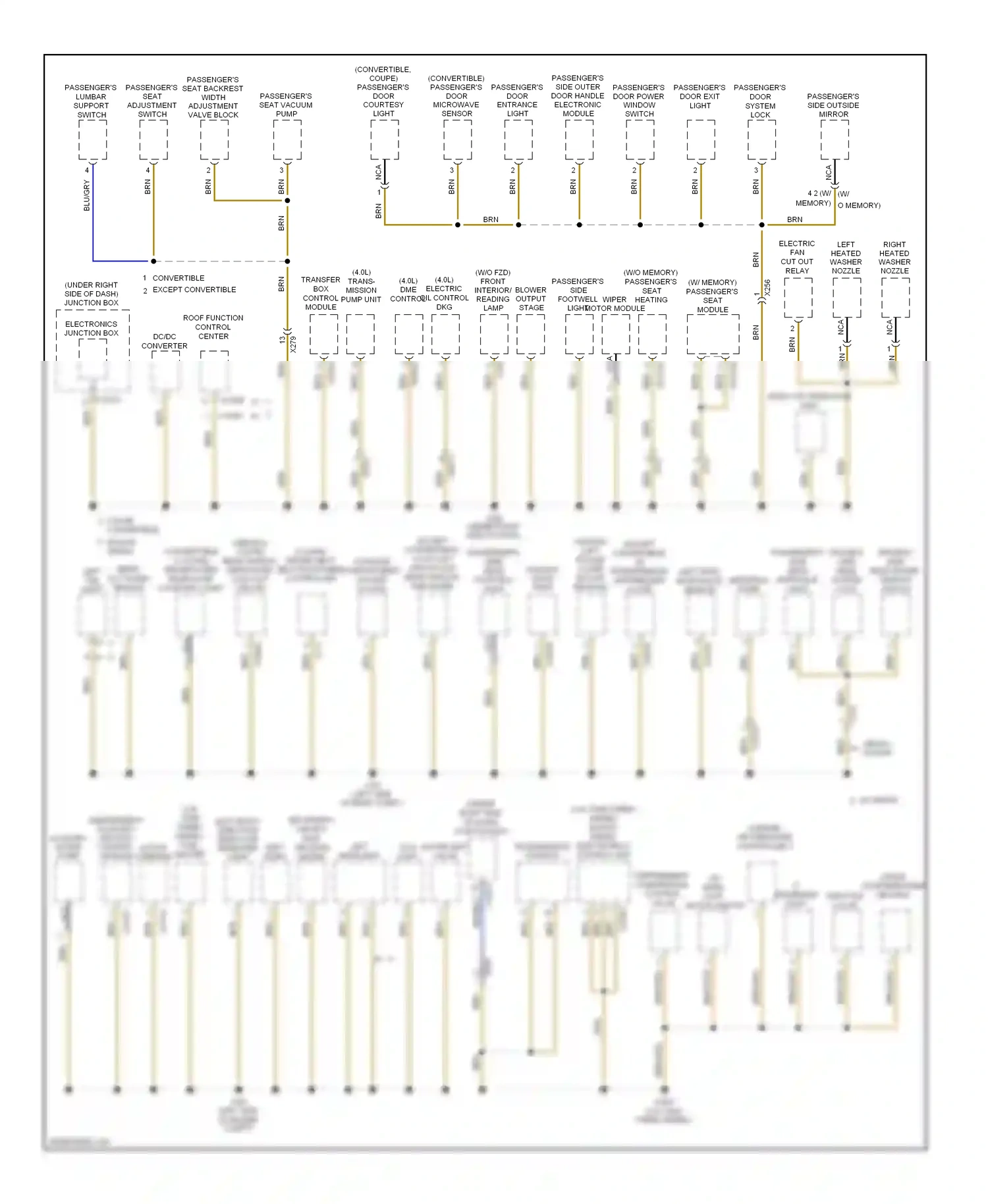 Wiring diagram throttle valve for BMW M3 E90 (2007-2013) (1 of 1)
