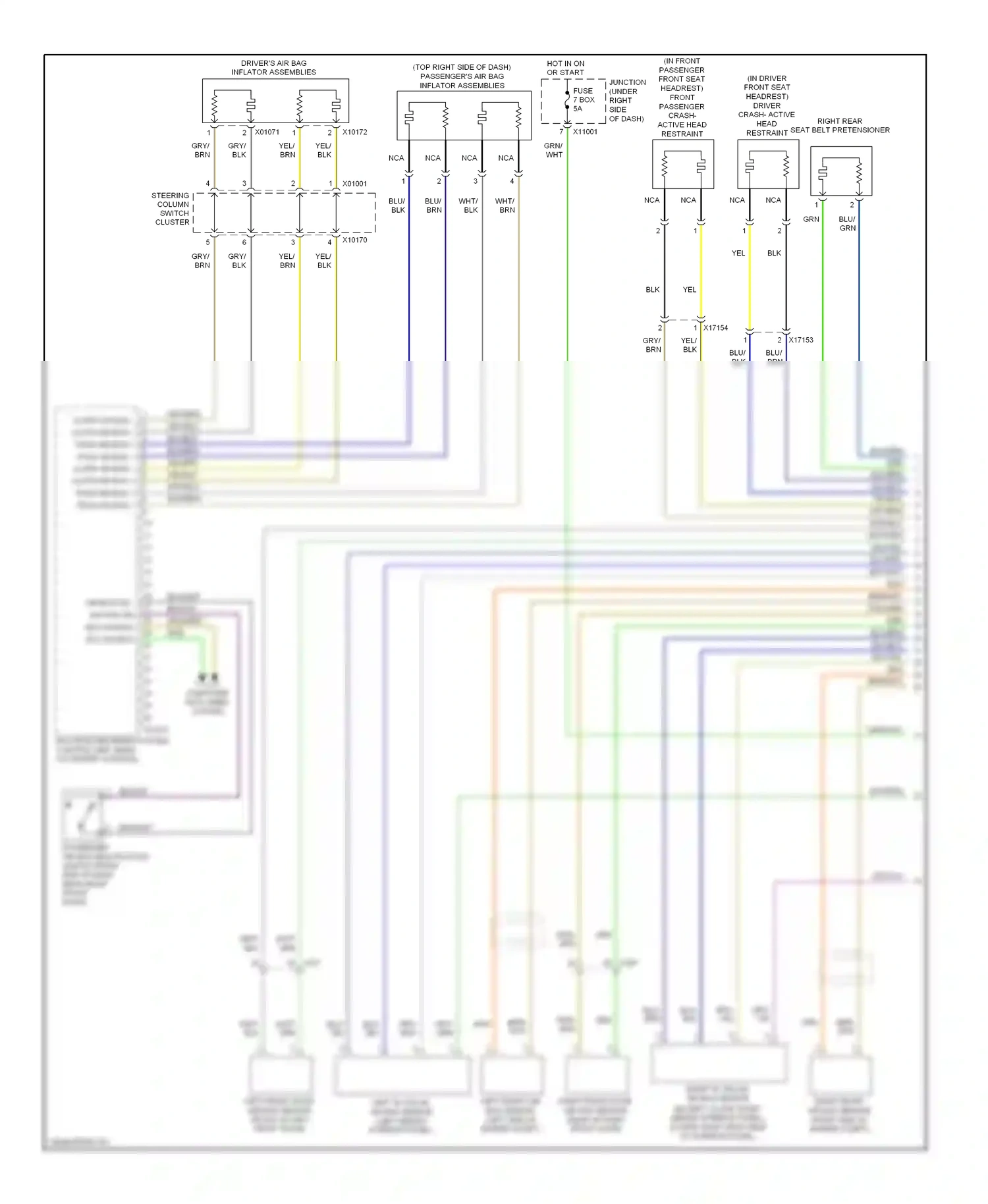 Wiring diagram wht/blk for BMW M3 E90 (2007-2013) (13 of 16)
