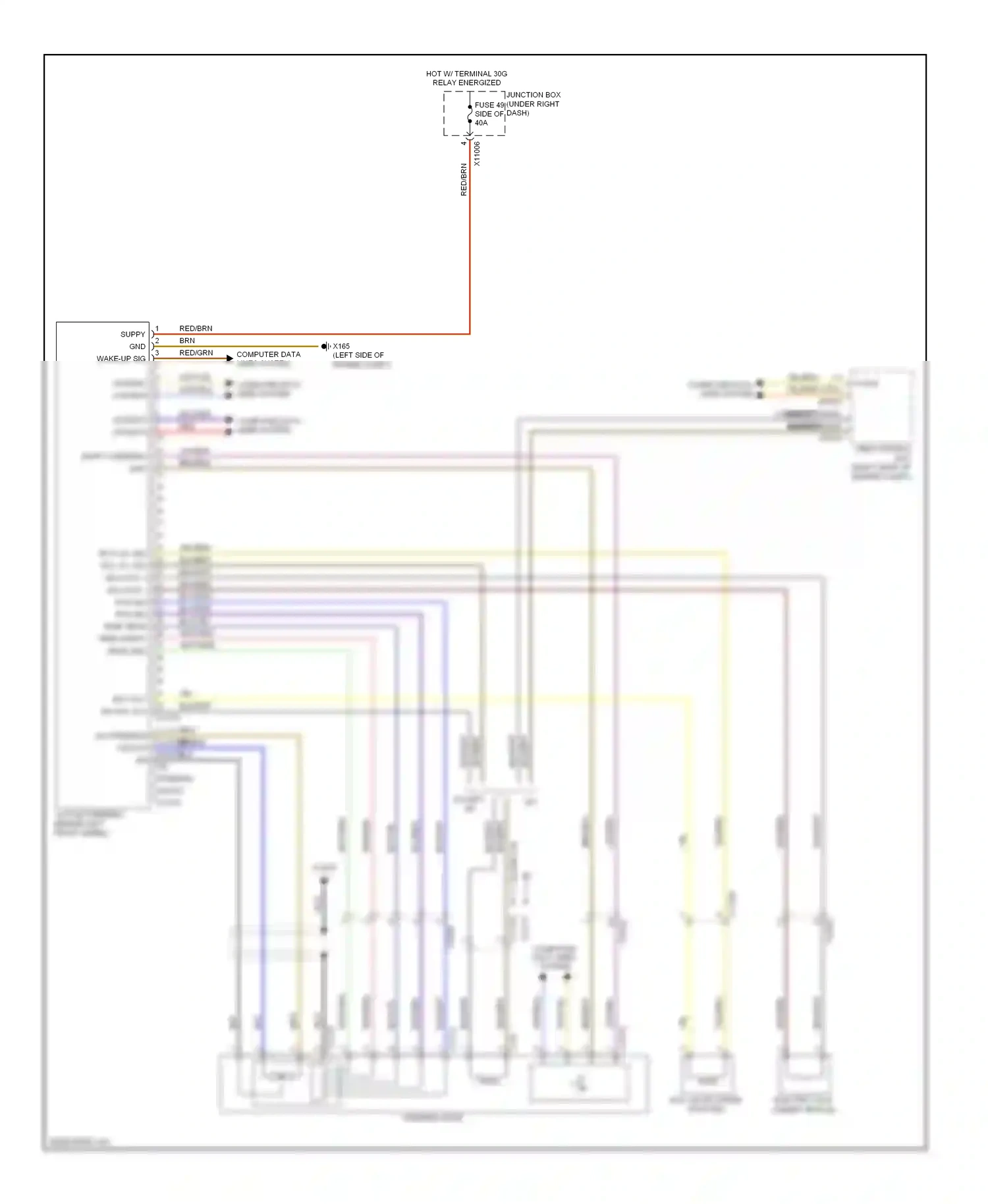 Wiring diagram wht/red for BMW M3 E90 (2007-2013) (2 of 25)