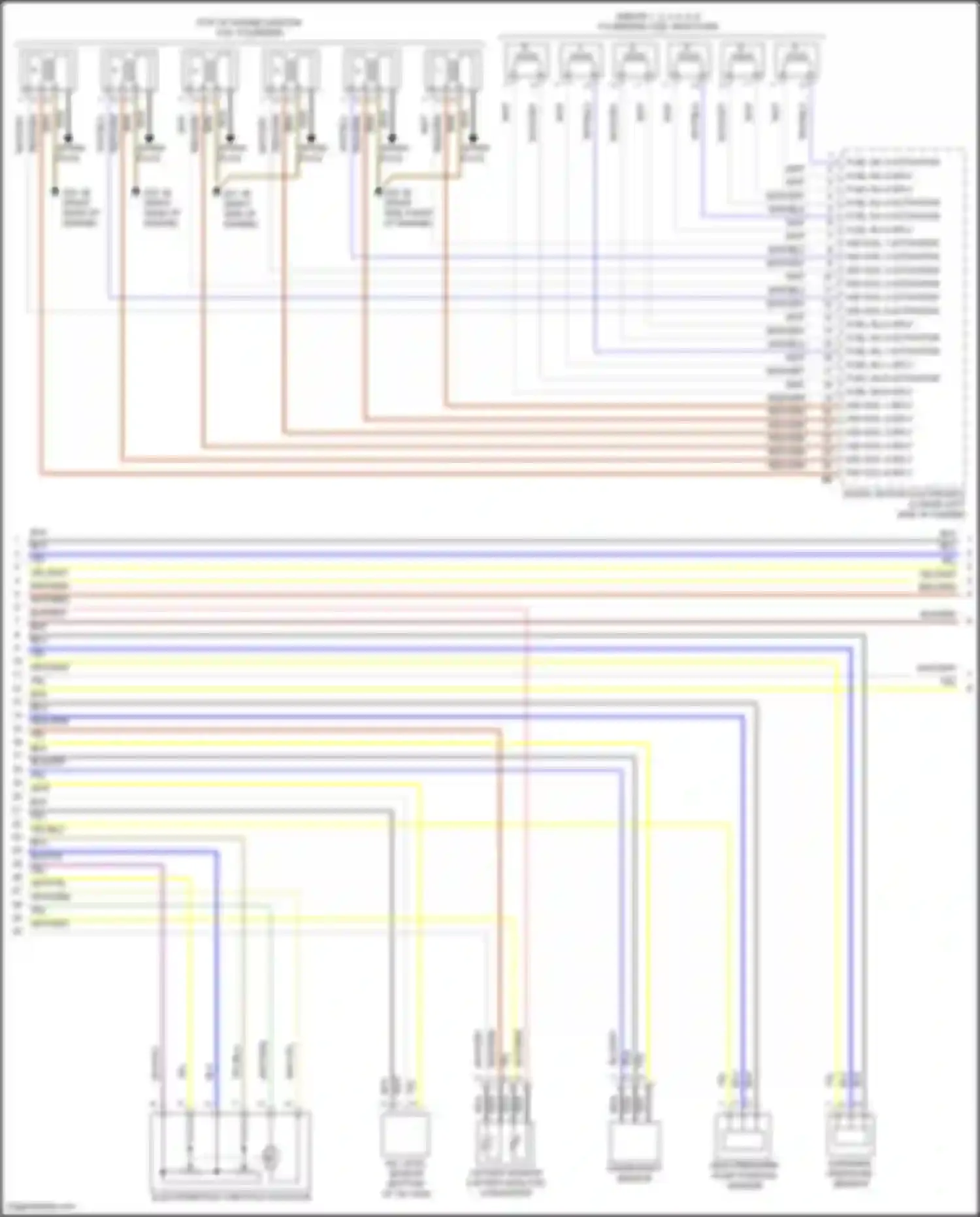 M3 BMW F80 (2014-2018): Wiring diagram engine performance 3.0l turbo (3 of 5)