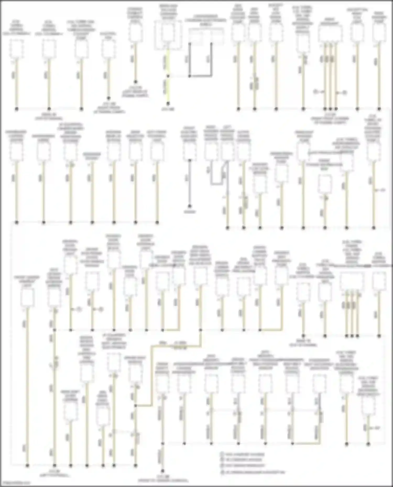 M3 BMW F80 (2014-2018): Ground distribution circuit (1 of 4)