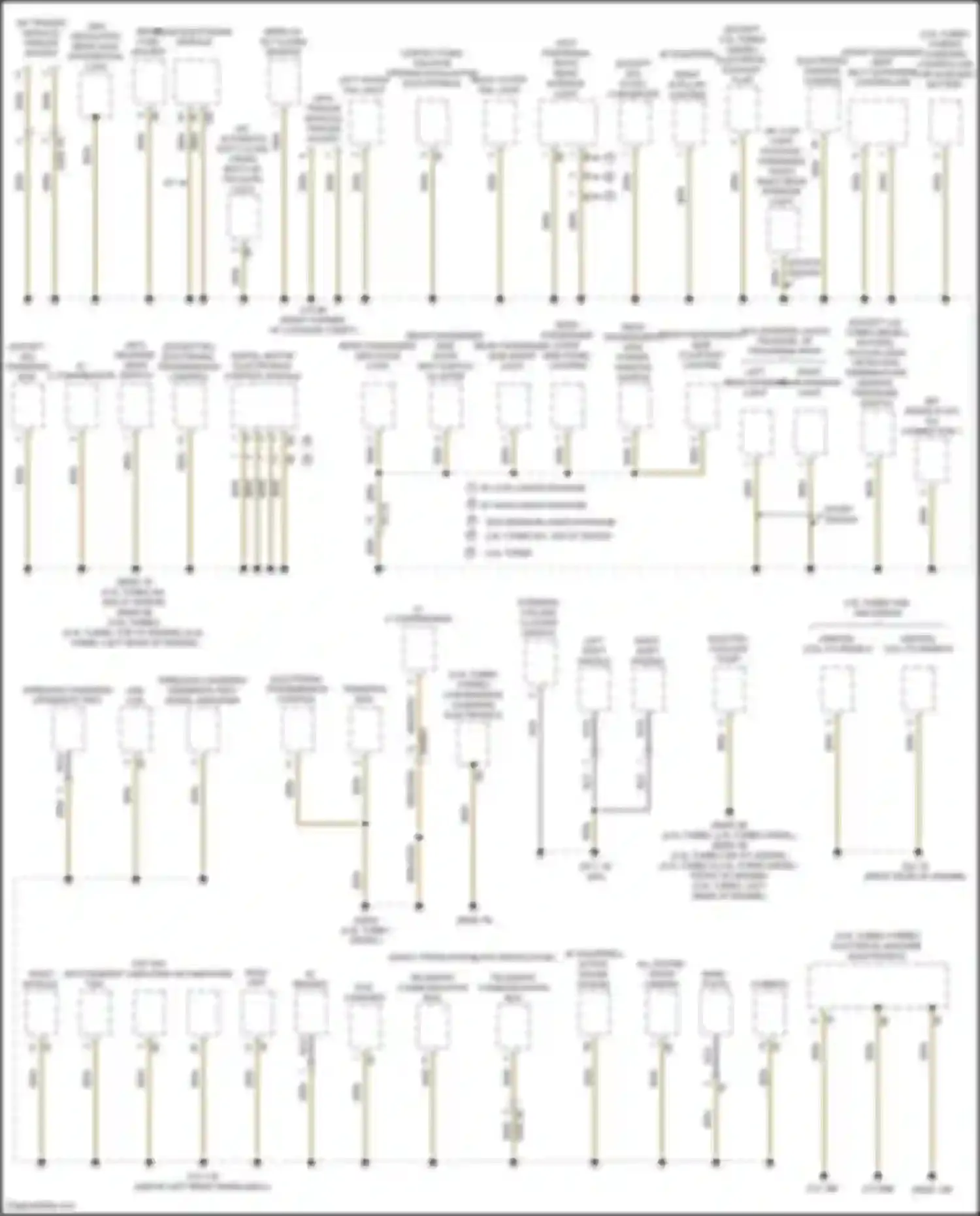 M3 BMW F80 (2014-2018): Ground distribution circuit (3 of 4)