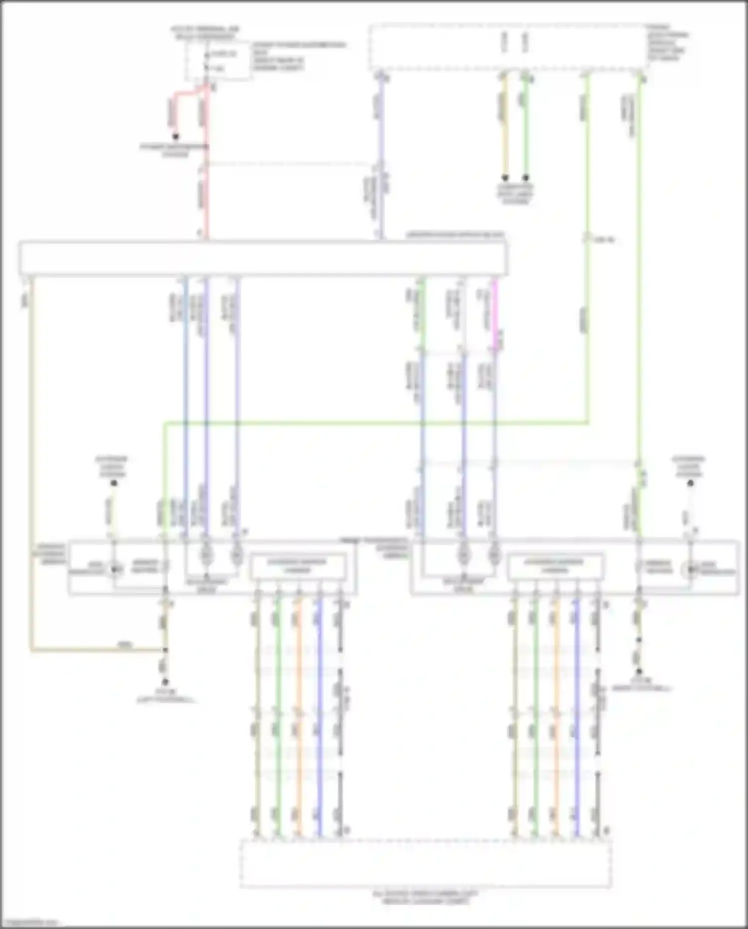 M3 BMW F80 (2014-2018): Memory mirrors circuit, w/o lin bus function