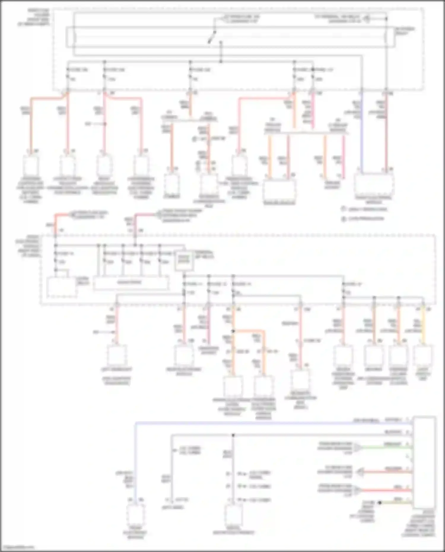 M3 BMW F80 (2014-2018): Power distribution circuit (4 of 6)