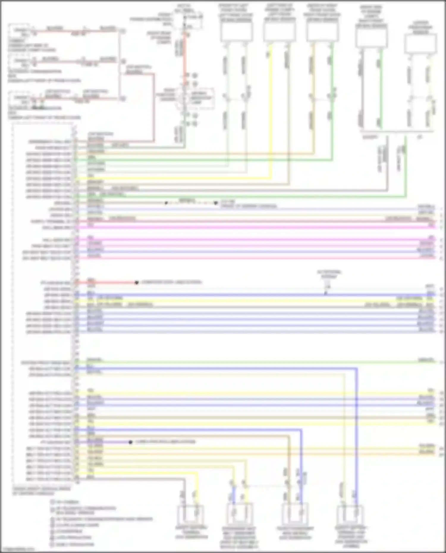M3 BMW F80 (2014-2018): Supplemental restraints circuit (1 of 4)