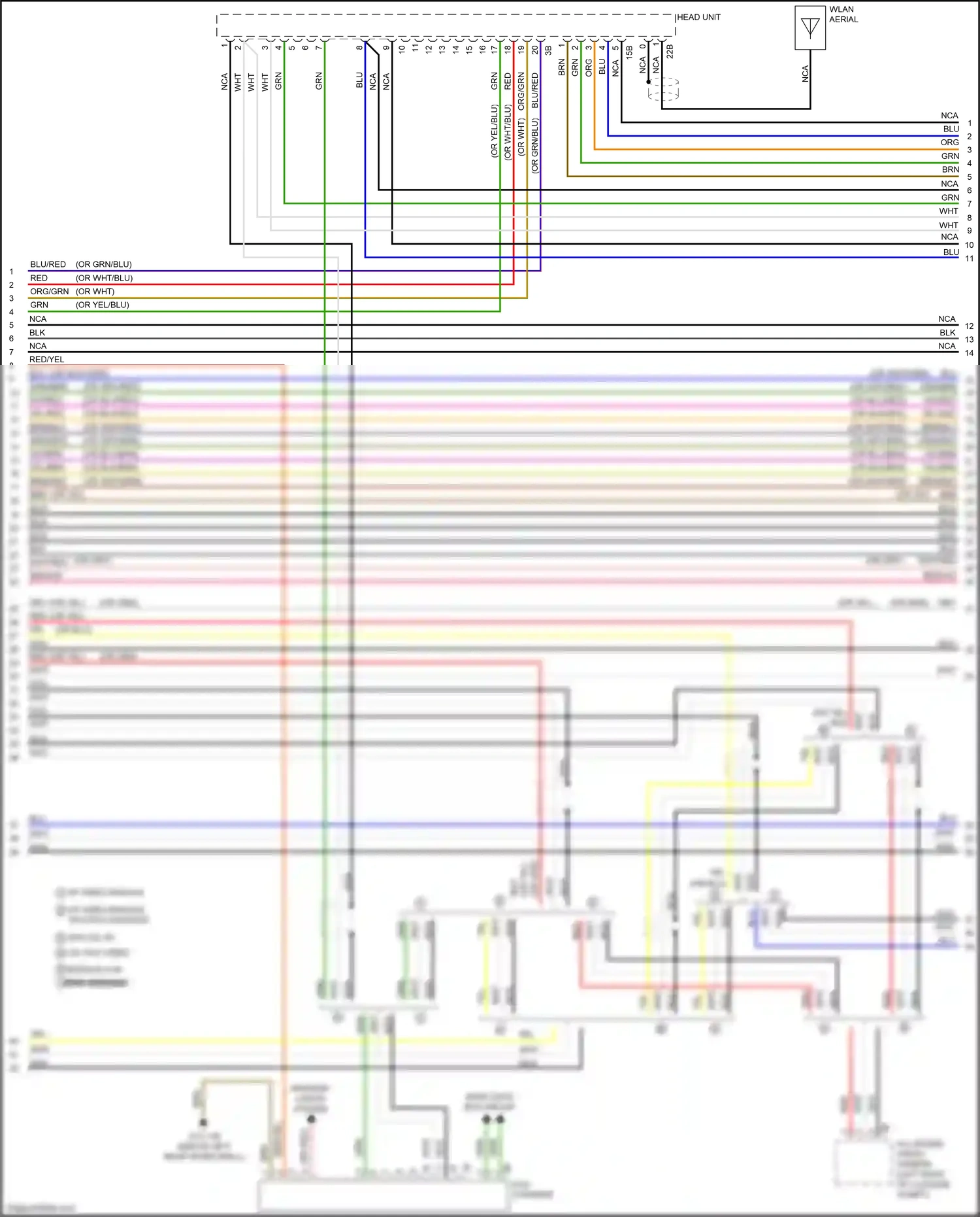Wiring diagram all round vision camera for BMW M3 F80 (2014-2018) (7 of 12)
