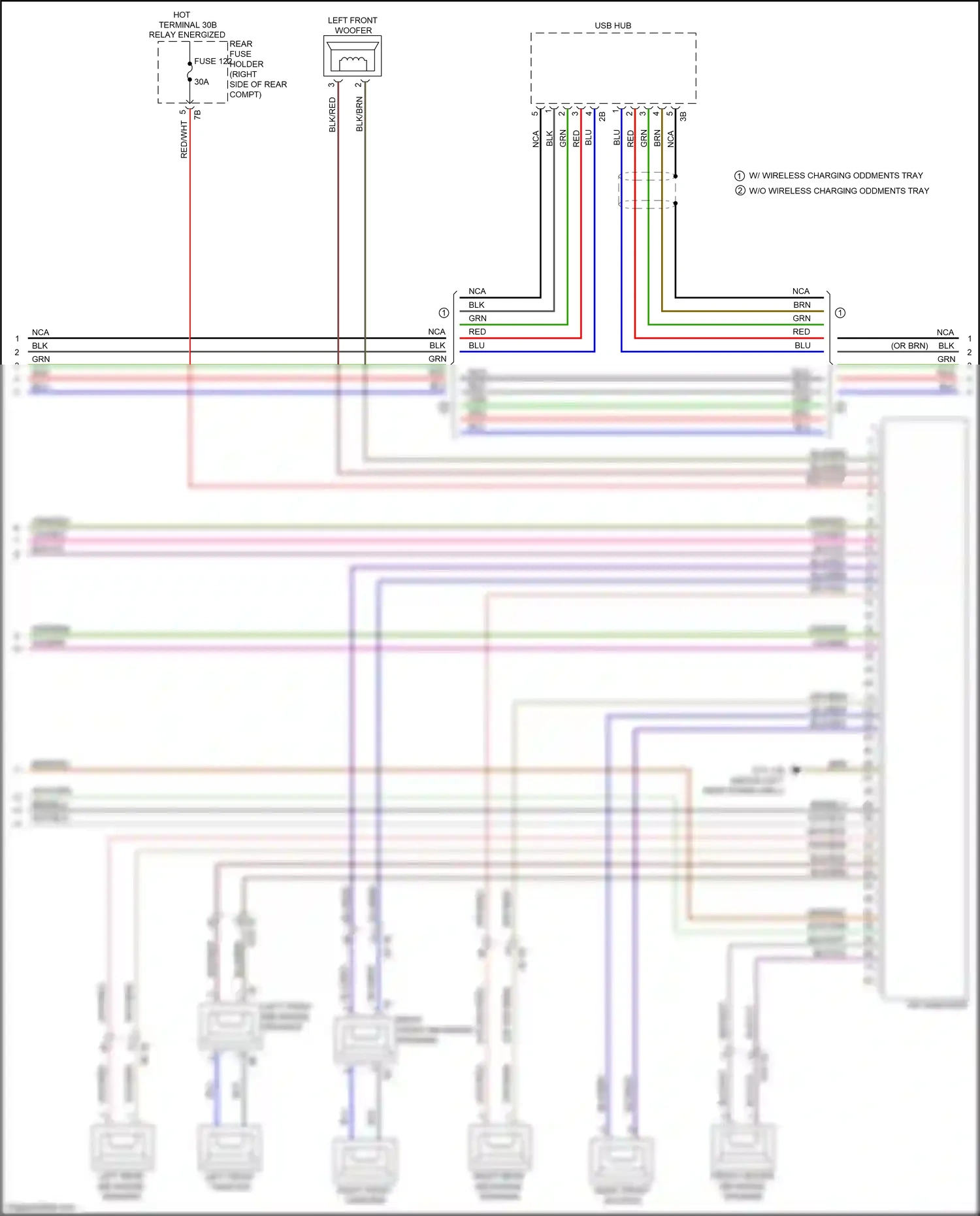 Wiring diagram blk/brn for BMW M3 F80 (2014-2018) (6 of 50)