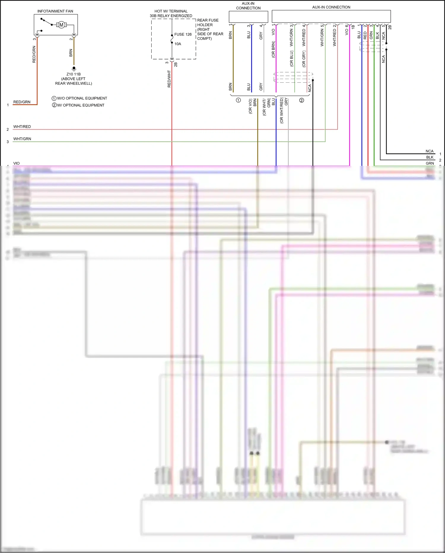 Wiring diagram brn/red for BMW M3 F80 (2014-2018) (2 of 26)