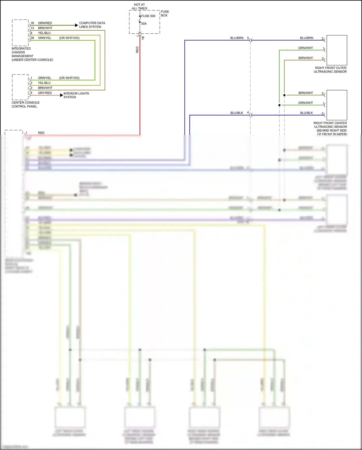 Wiring diagram computer data lines system for BMW M3 F80 (2014-2018) (9 of 80)