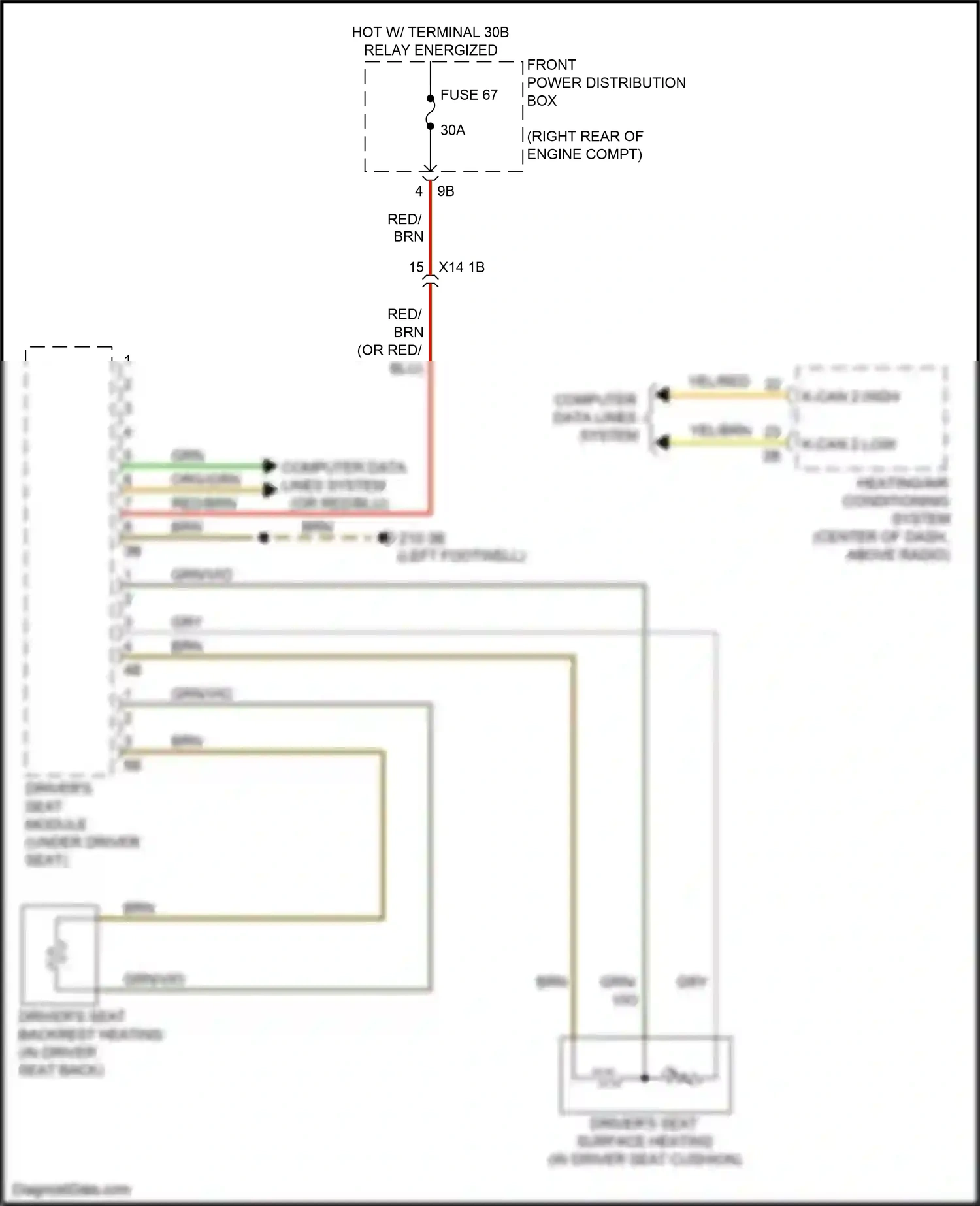 Wiring diagram computer data lines system for BMW M3 F80 (2014-2018) (45 of 80)