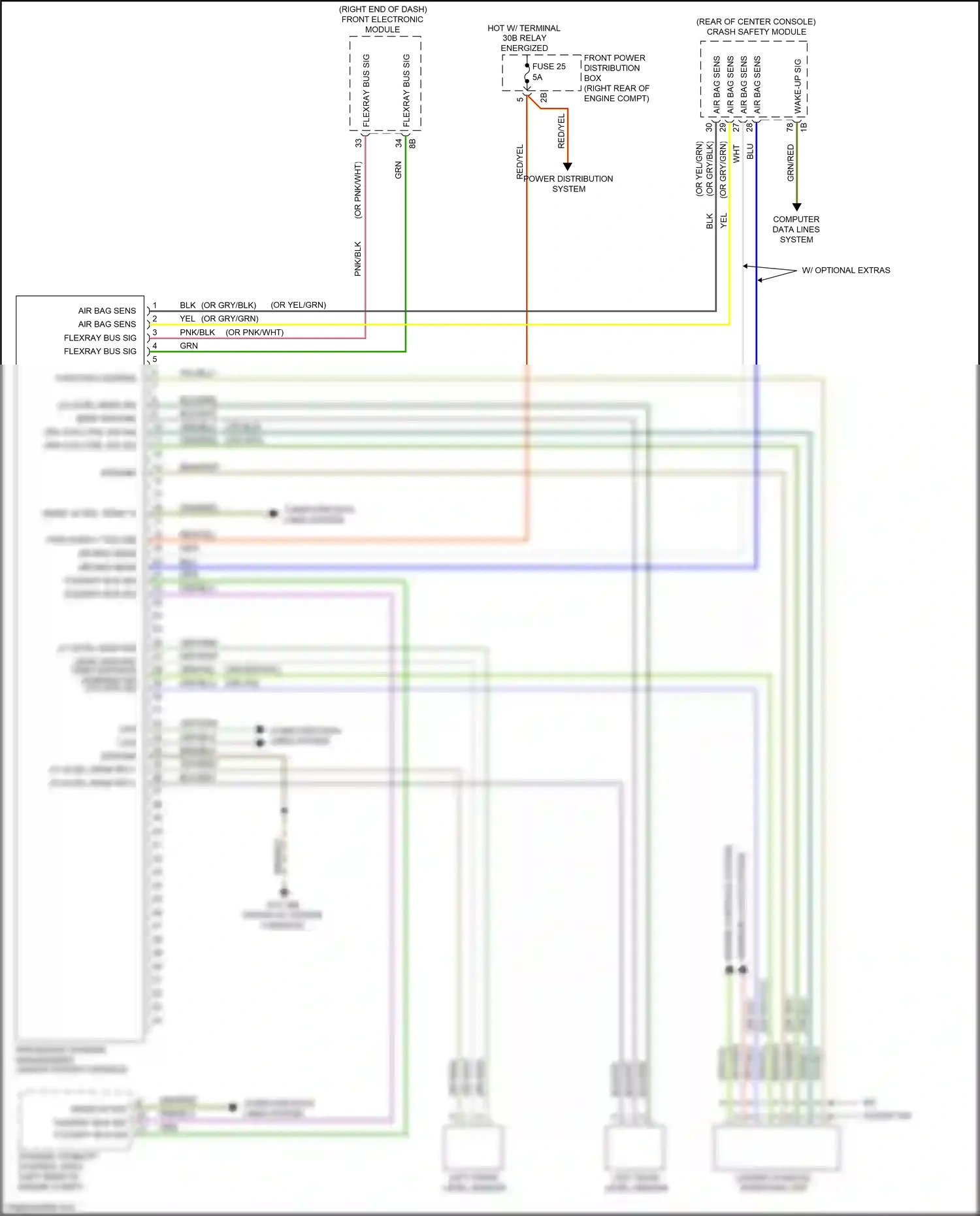 Wiring diagram drv dyn ctrl sw sig for BMW M3 F80 (2014-2018) (1 of 1)