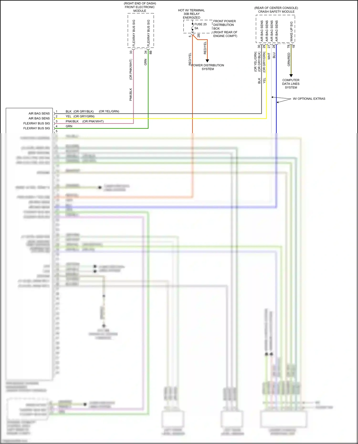 Wiring diagram function lighting for BMW M3 F80 (2014-2018) (1 of 1)