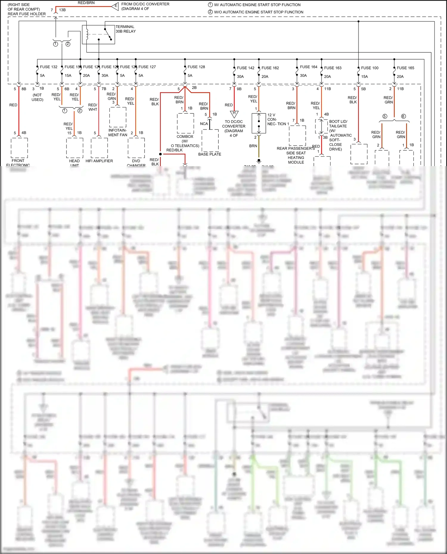Wiring diagram fuse 141 for BMW M3 F80 (2014-2018) (1 of 2)