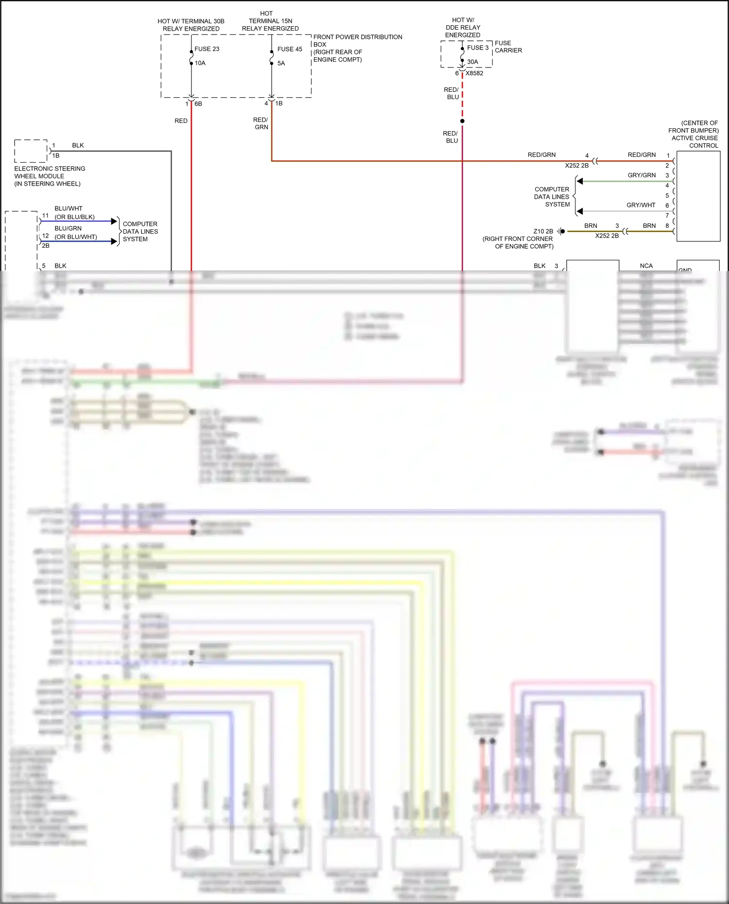 Wiring diagram fuse 3 for BMW M3 F80 (2014-2018) (1 of 2)