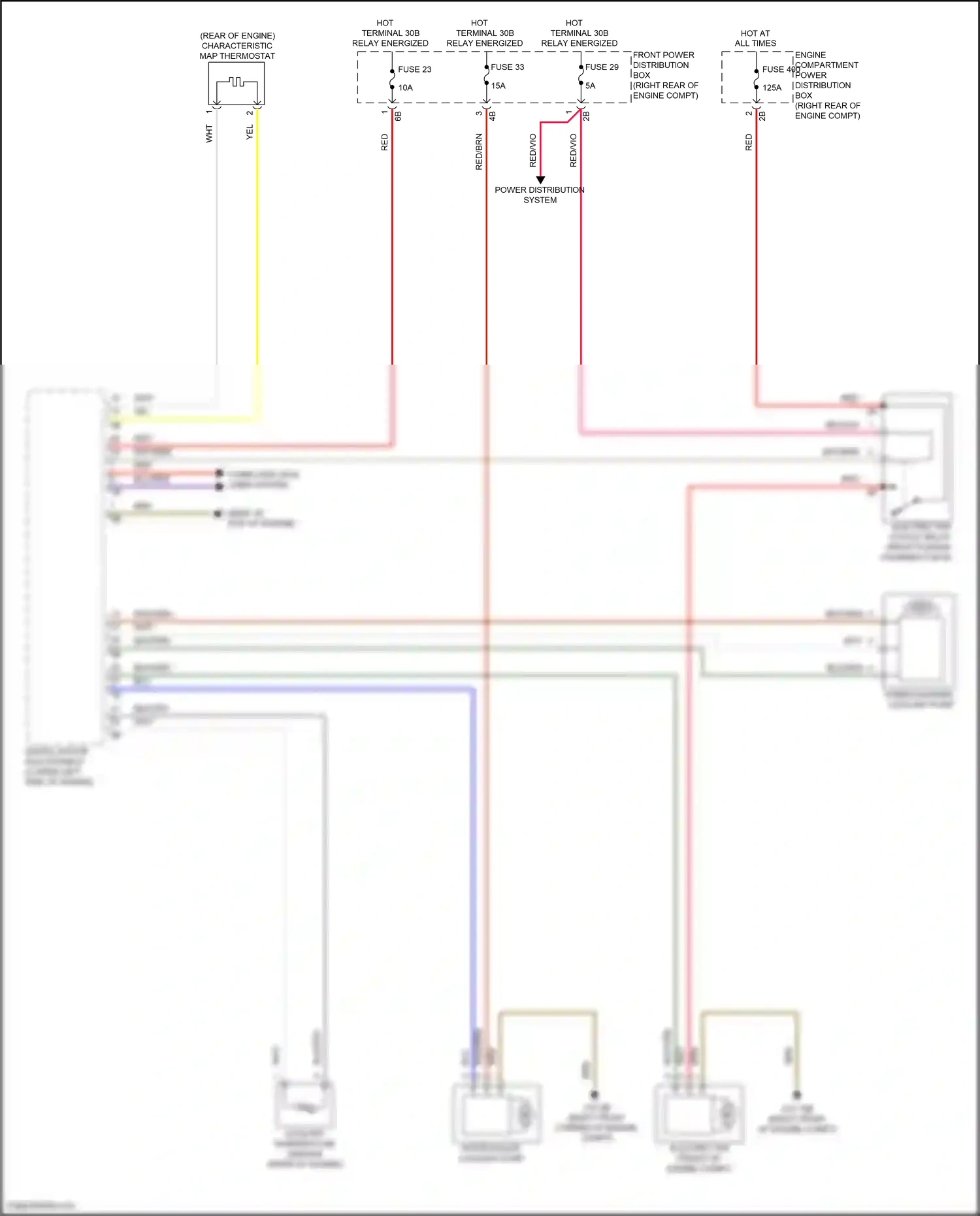 Wiring diagram fuse 400 for BMW M3 F80 (2014-2018) (2 of 3)