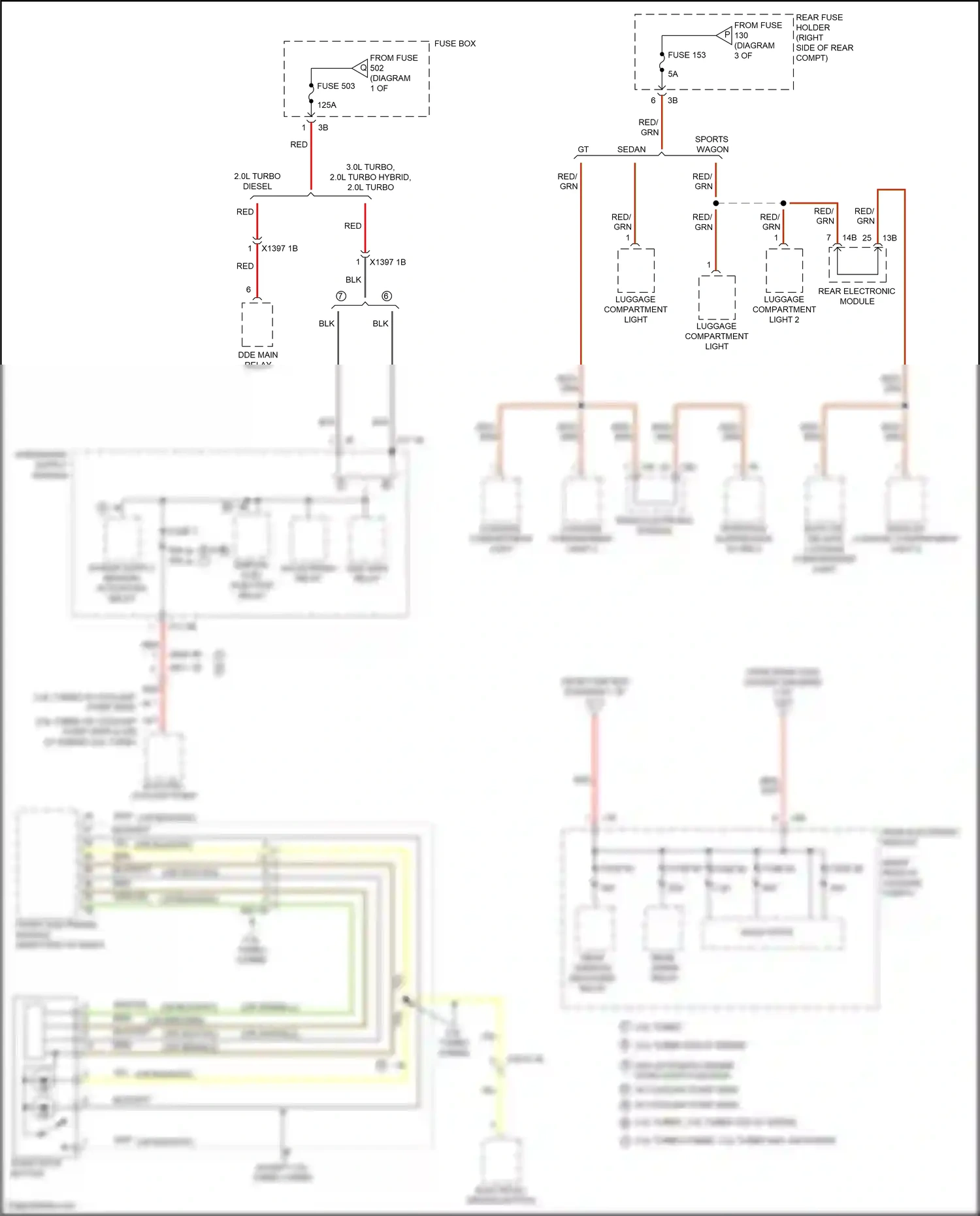 Wiring diagram fuse 83 for BMW M3 F80 (2014-2018) (1 of 2)