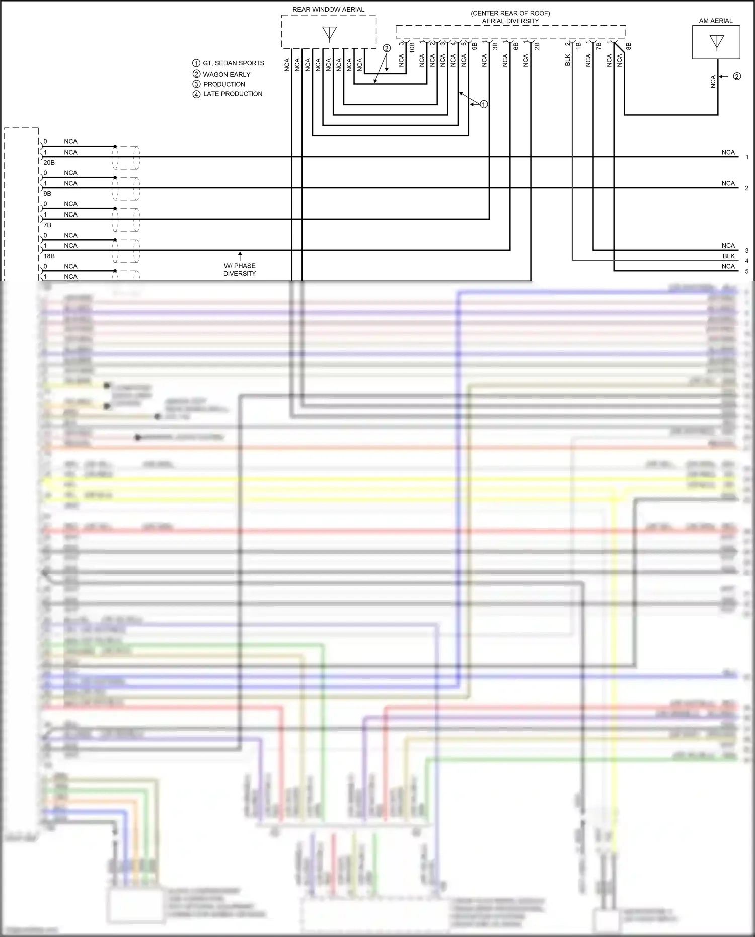 Wiring diagram glove compartment usb connection for BMW M3 F80 (2014-2018) (3 of 8)