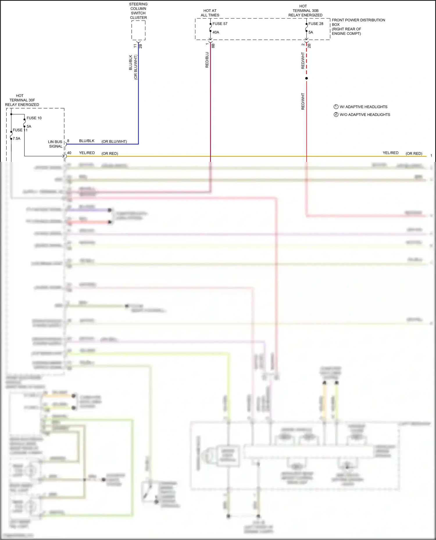 Wiring diagram grn/red for BMW M3 F80 (2014-2018) (43 of 52)