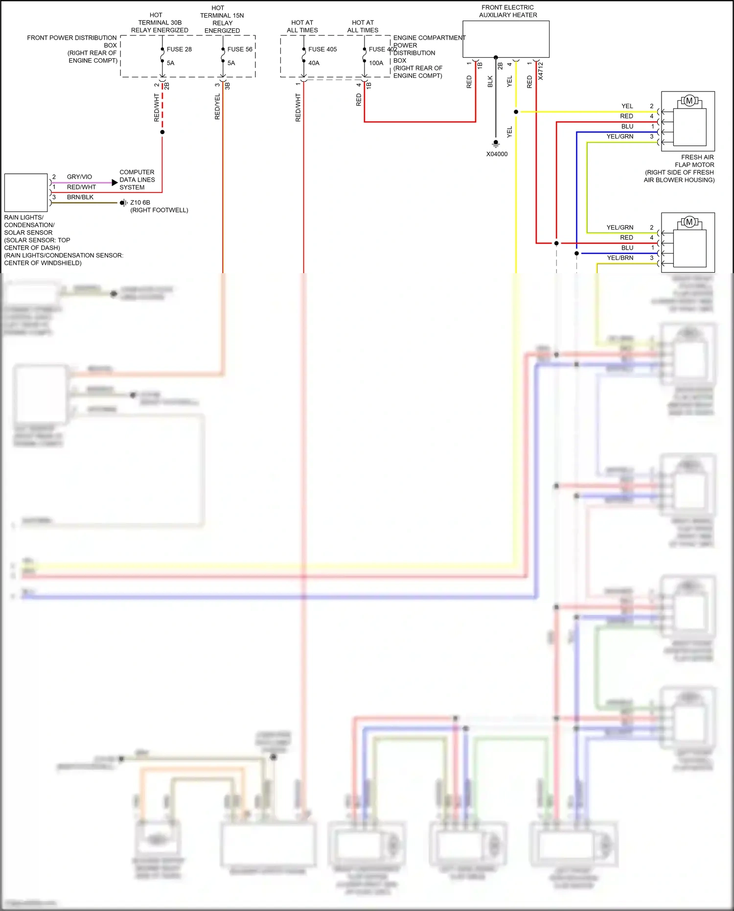 Wiring diagram hot w/ for BMW M3 F80 (2014-2018) (2 of 24)