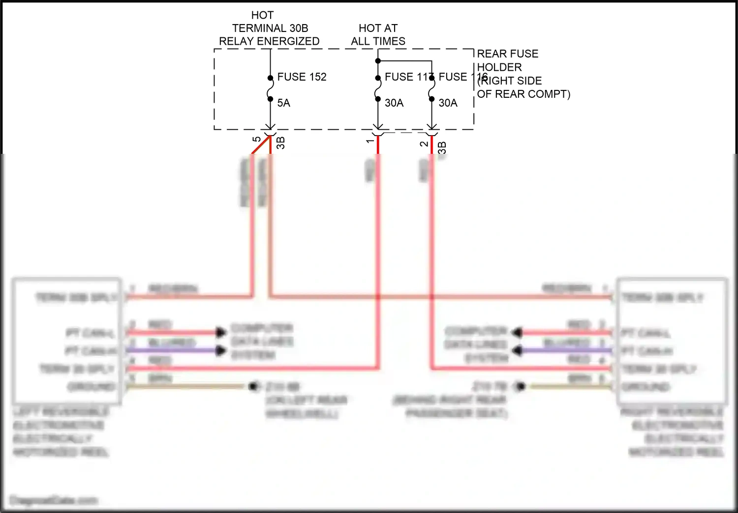 Wiring diagram hot w/ for BMW M3 F80 (2014-2018) (8 of 24)