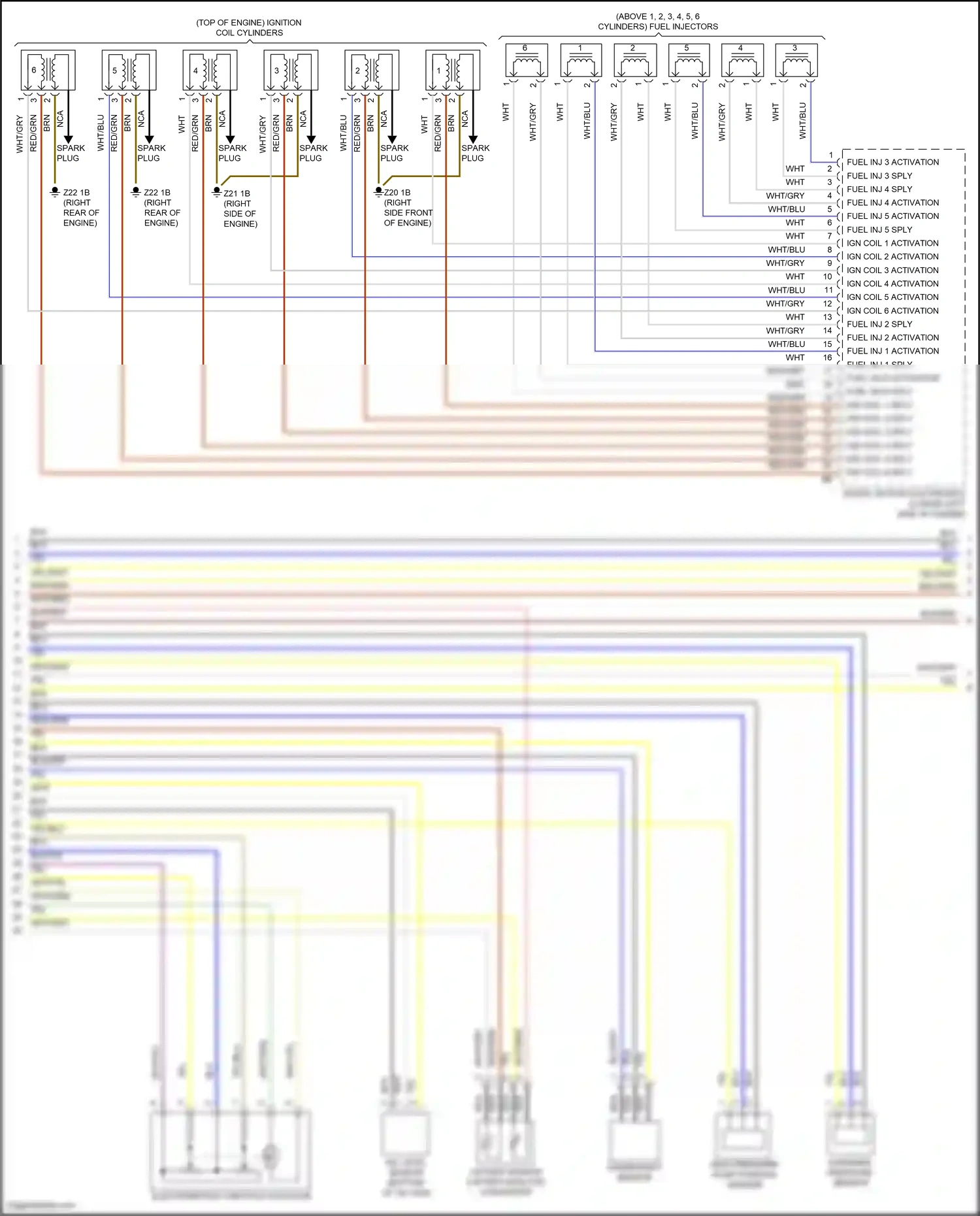 Wiring diagram ign coil 5 activation for BMW M3 F80 (2014-2018) (1 of 1)