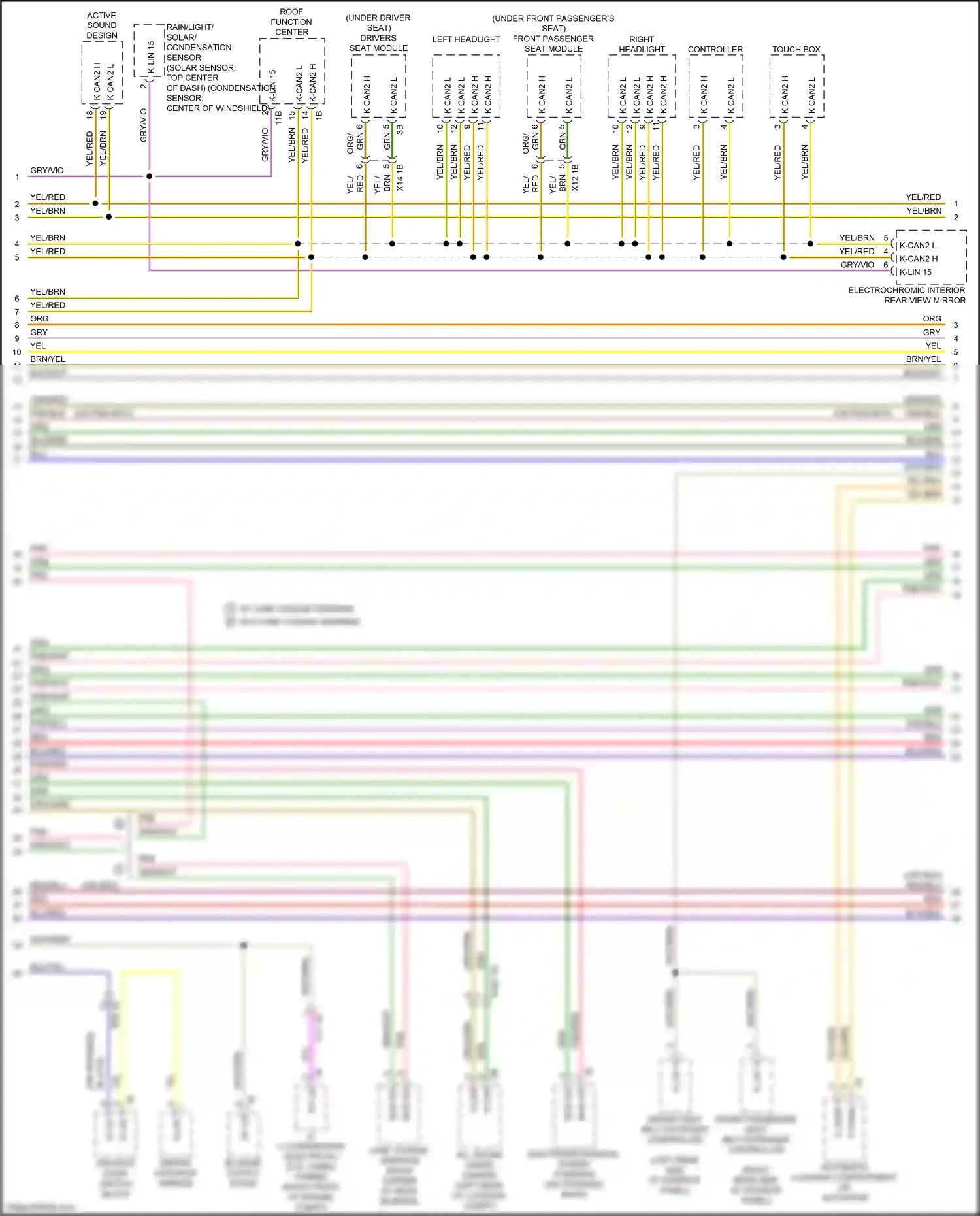 Wiring diagram k can h for BMW M3 F80 (2014-2018) (2 of 4)