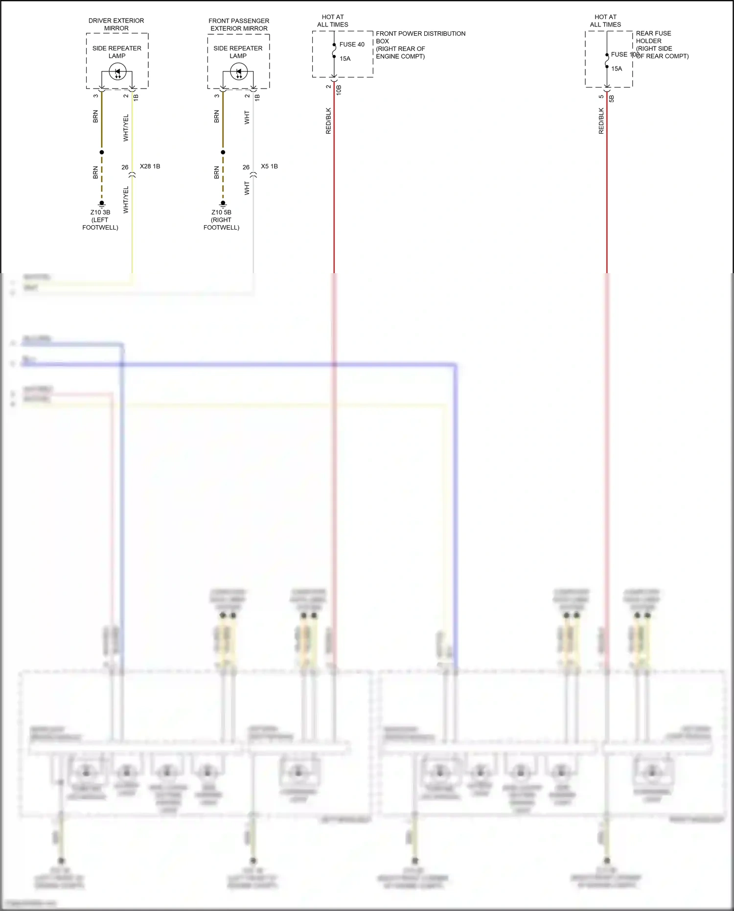 Wiring diagram led main light module for BMW M3 F80 (2014-2018) (1 of 3)