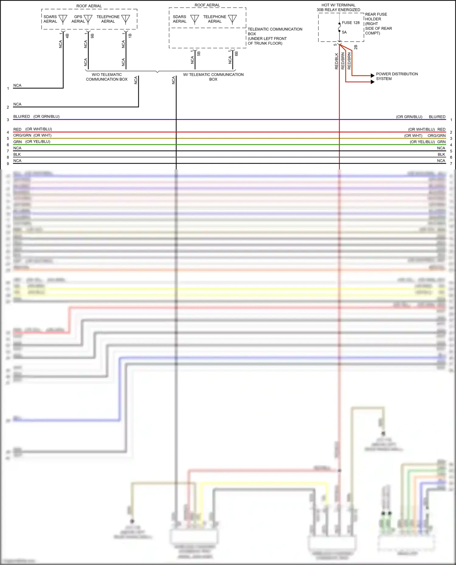 Wiring diagram power distribution system for BMW M3 F80 (2014-2018) (8 of 37)
