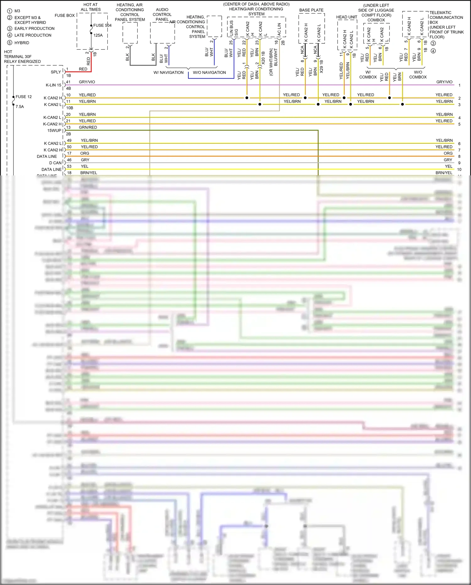 Wiring diagram relay energized for BMW M3 F80 (2014-2018) (21 of 41)