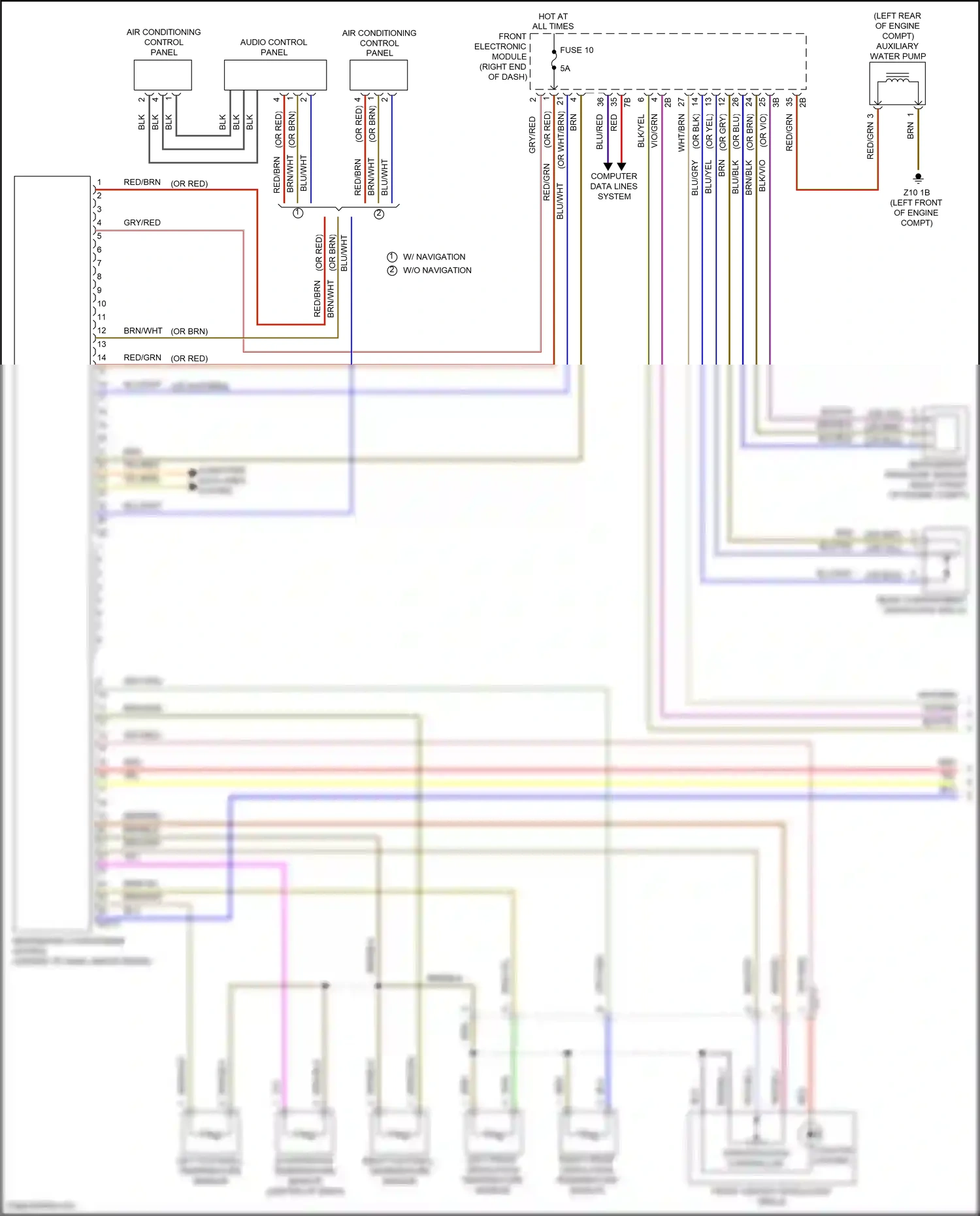 Wiring diagram stratification controller for BMW M3 F80 (2014-2018) (1 of 1)