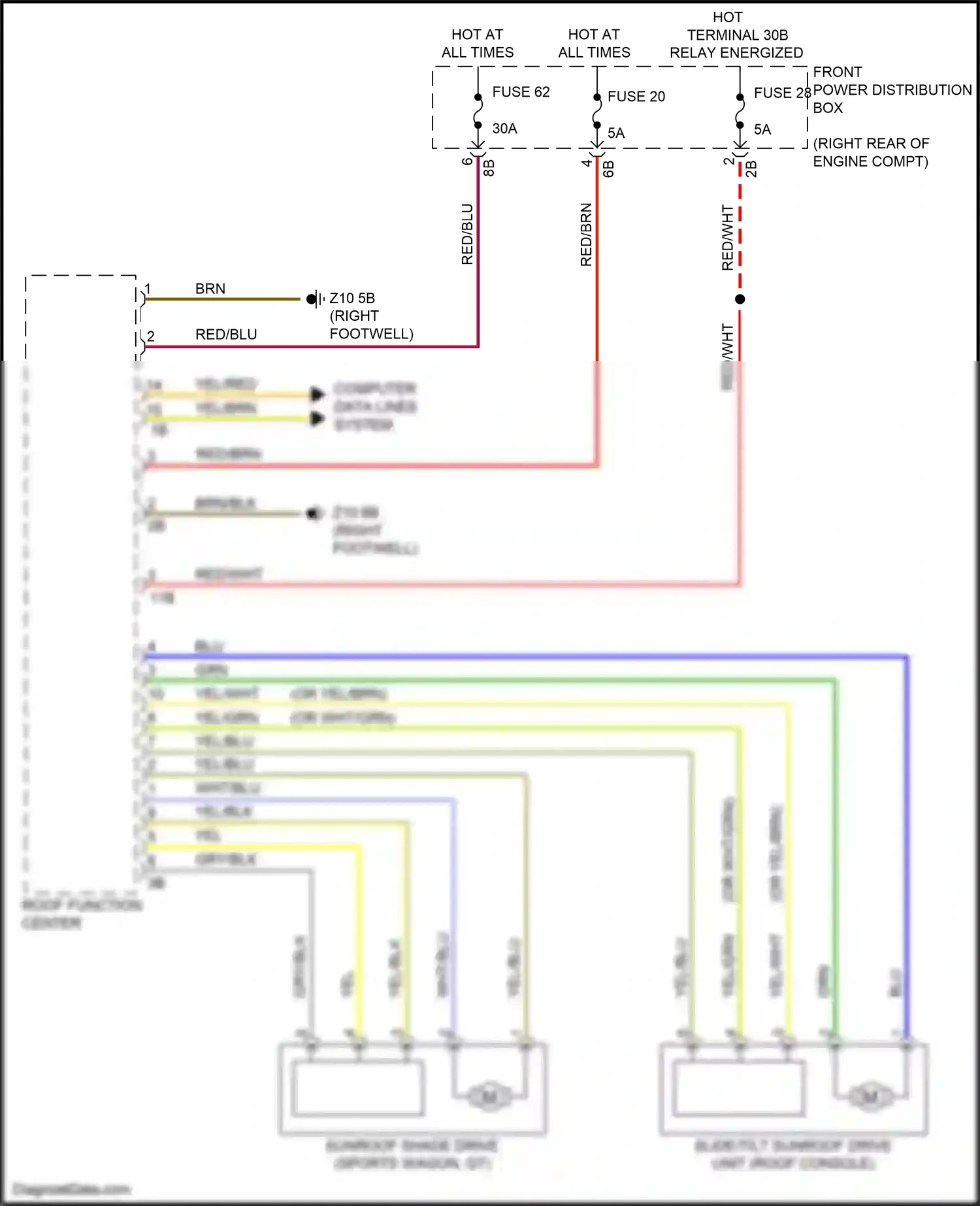 Wiring diagram wht/blu for BMW M3 F80 (2014-2018) (23 of 27)