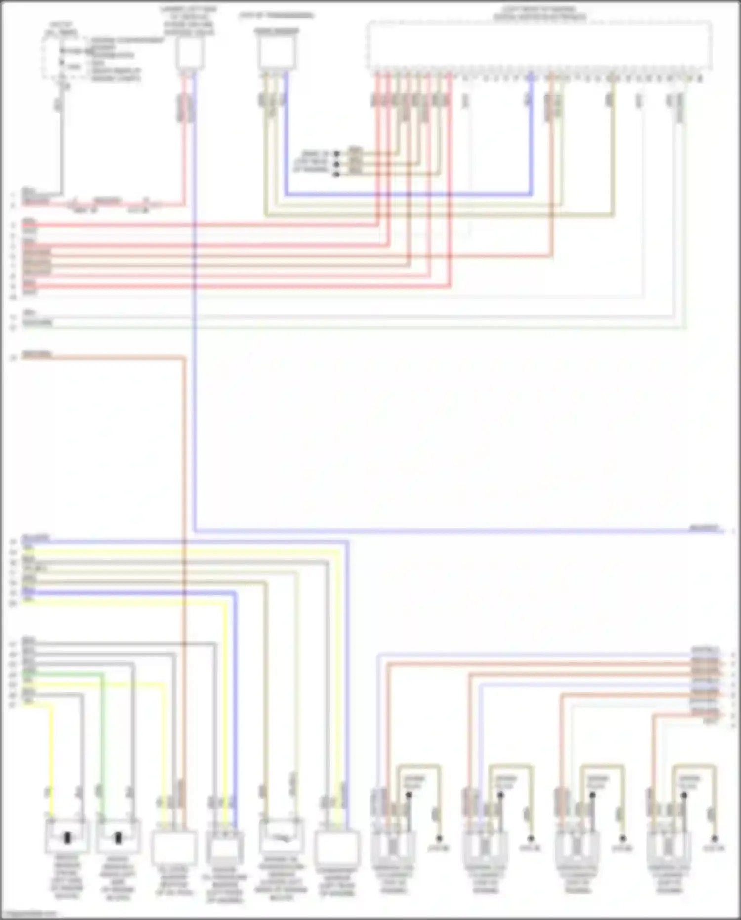 M3 BMW G80 (2020-2024): Wiring diagram engine performance 3.0l turbo (5 of 7)