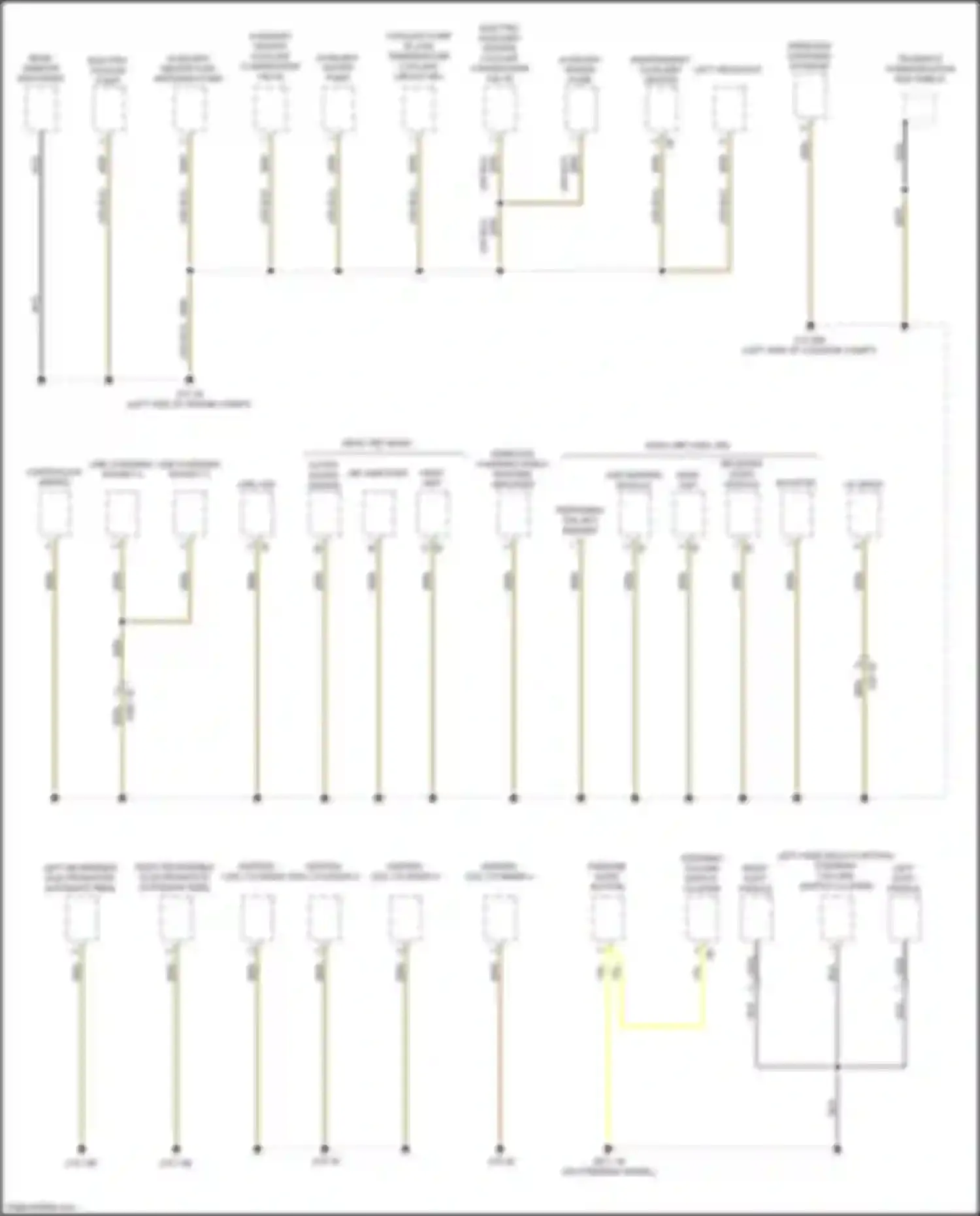 M3 BMW G80 (2020-2024): Ground distribution circuit (2 of 7)