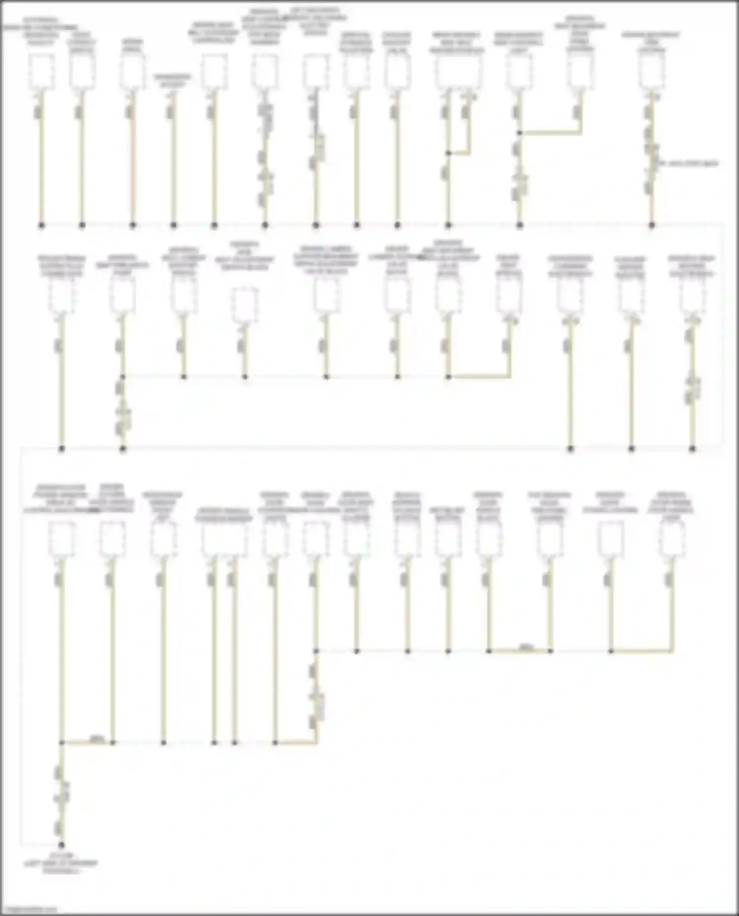 M3 BMW G80 (2020-2024): Ground distribution circuit (3 of 7)