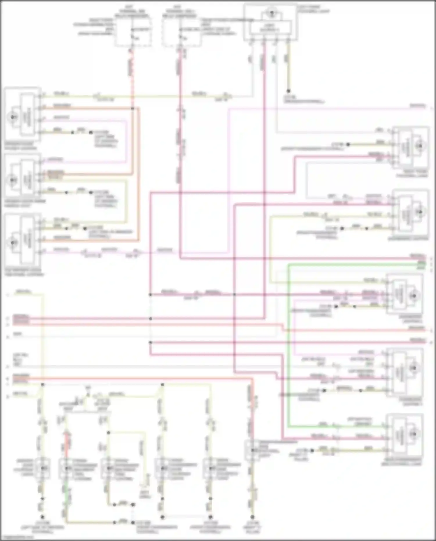 M3 BMW G80 (2020-2024): Courtesy lamps circuit (3 of 4)